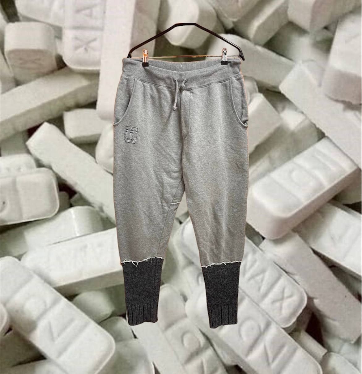 image of Design Diesel Sweatpants Diesel Pants in Grey, Men's (Size 34)