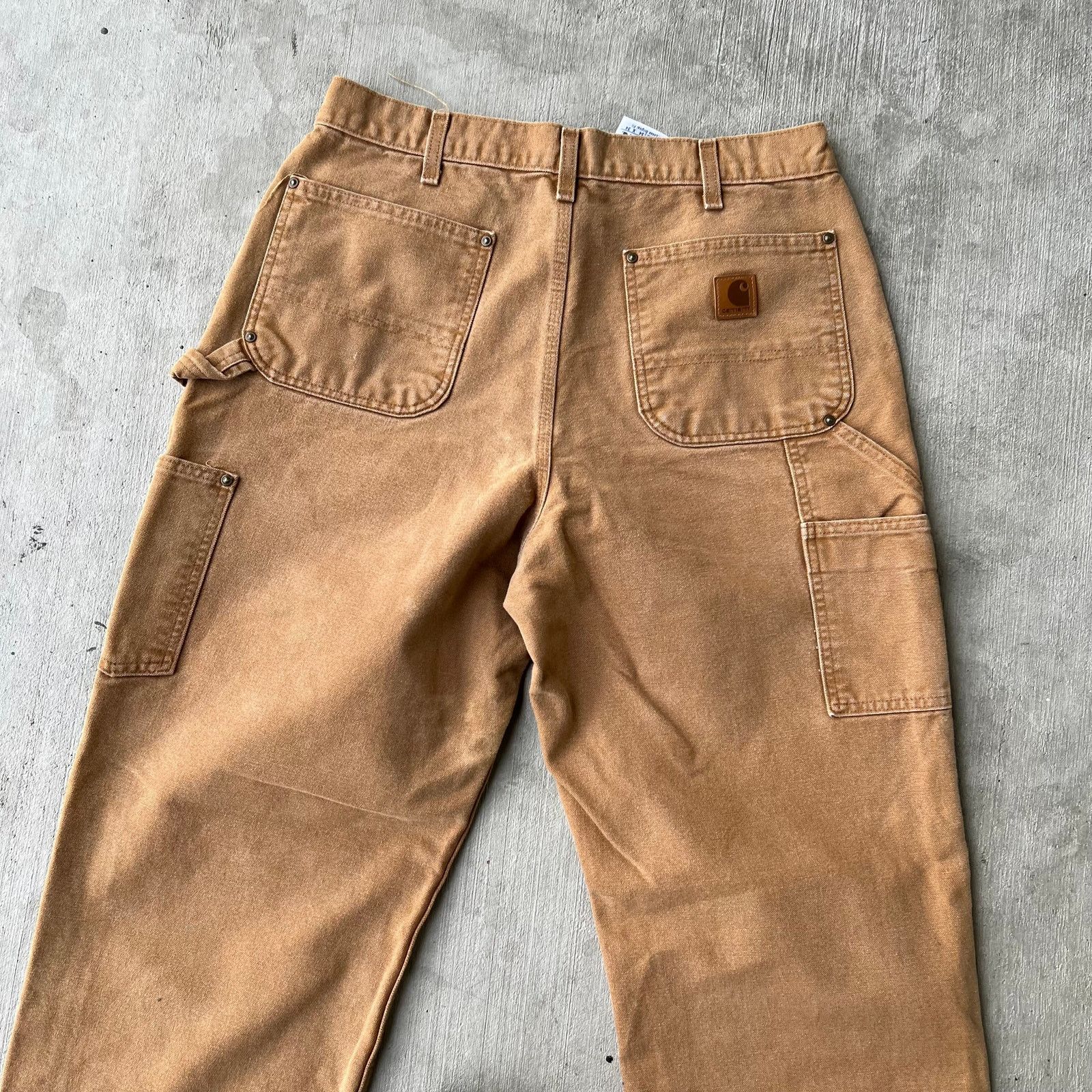 Carhartt × Vintage Carhartt brown double knee work wear carpenter pants Size US 31 - 6 Thumbnail