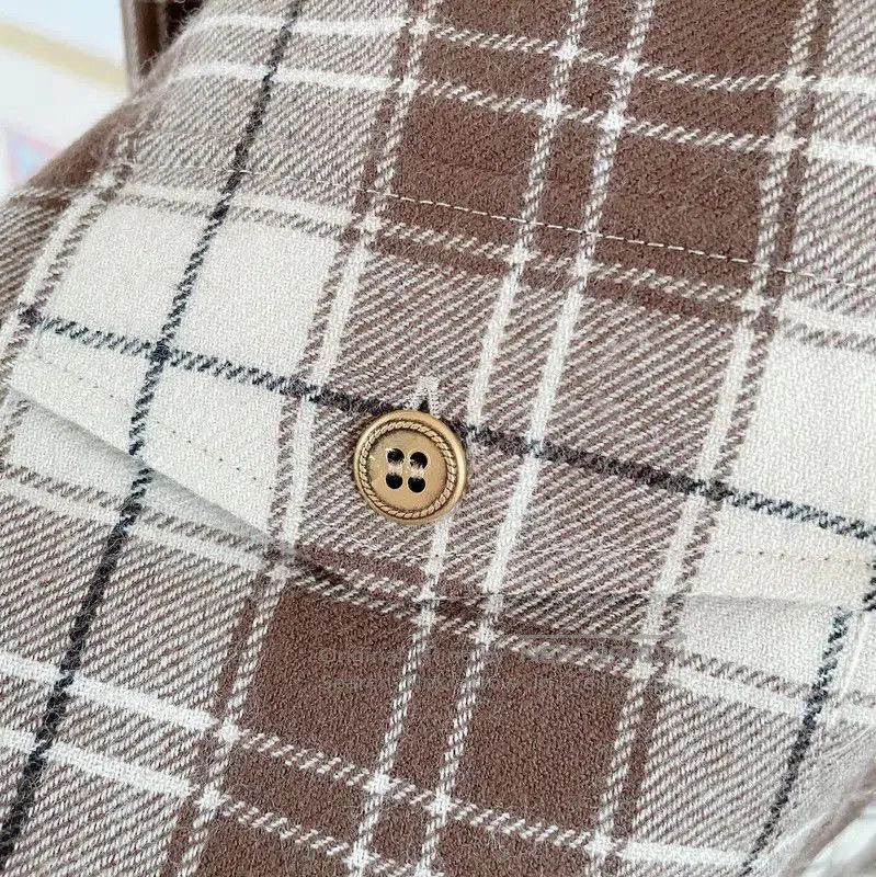 Miu Miu Miu Miu Brown Check Wool Jacket for Women . Size S / US 4 / IT 40 - 4 Thumbnail