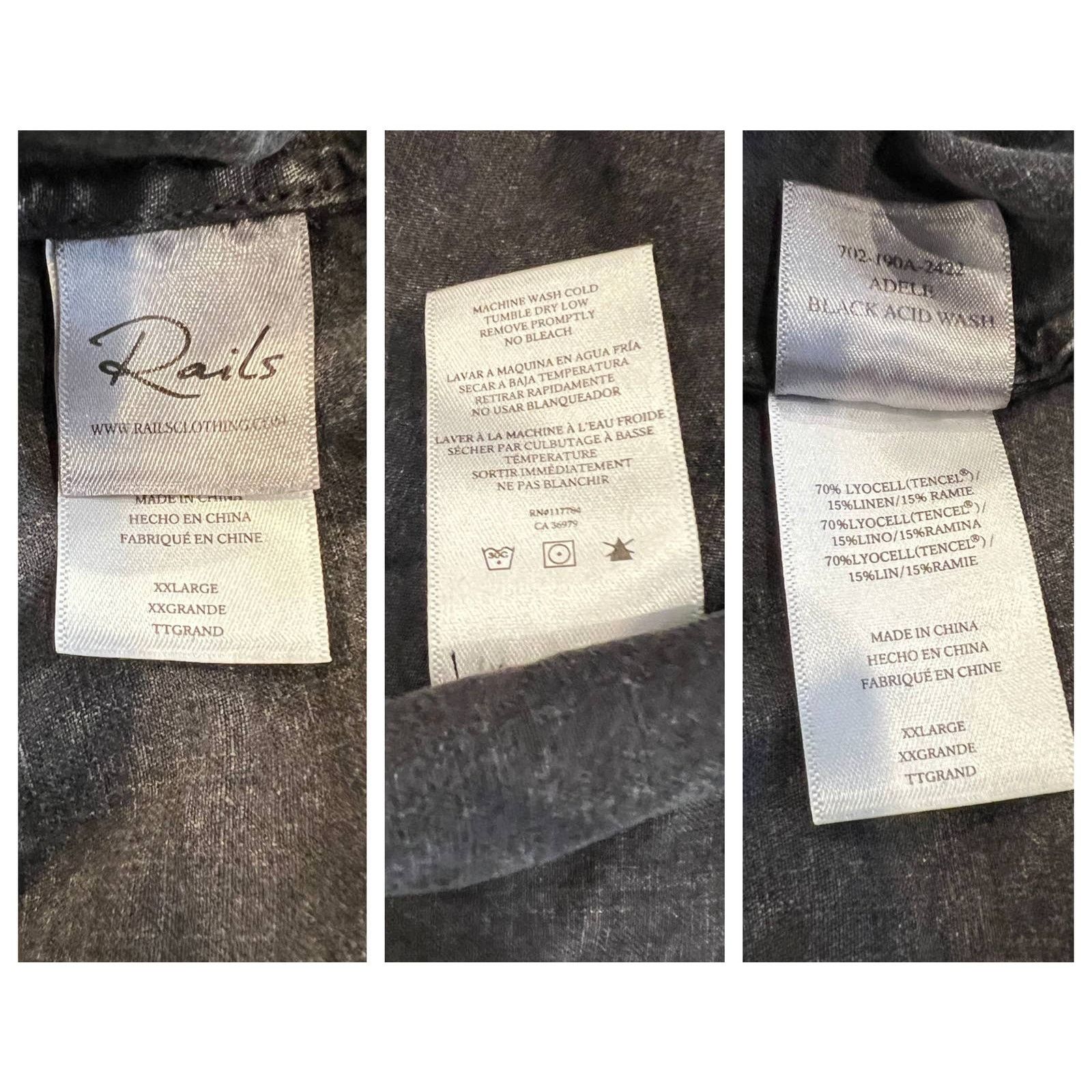 Rails RAILS Adele Acid-wash Denim Dress Size XXL Size XXL / US 16-18 / IT 52-54 - 9 Thumbnail