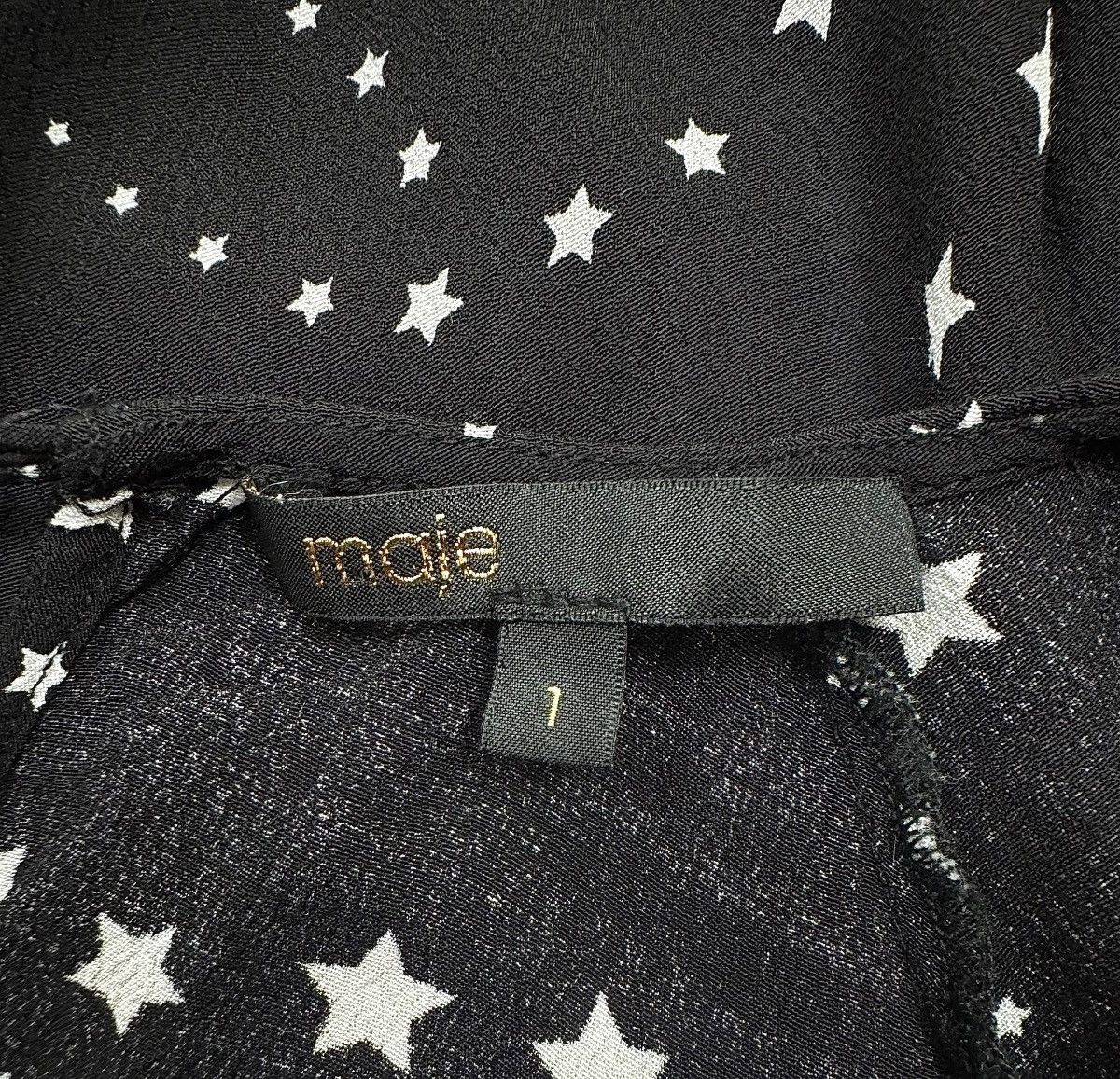 Maje Maje Viscose Stars Dress Asymmetrical size 1 Size S / US 4 / IT 40 - 12 Thumbnail