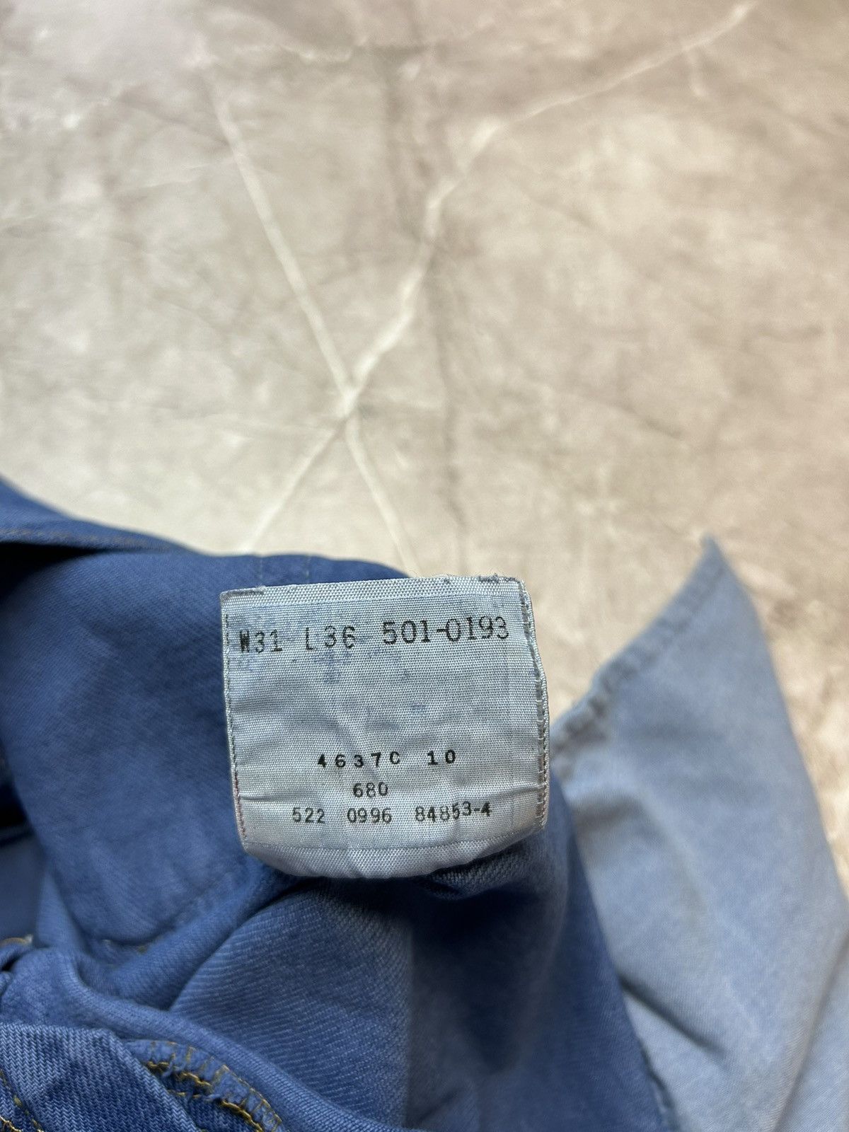Levi's × Vintage Vintage 90s Levis 501 Denim Jeans Made In USA Size US 31 - 14 Thumbnail