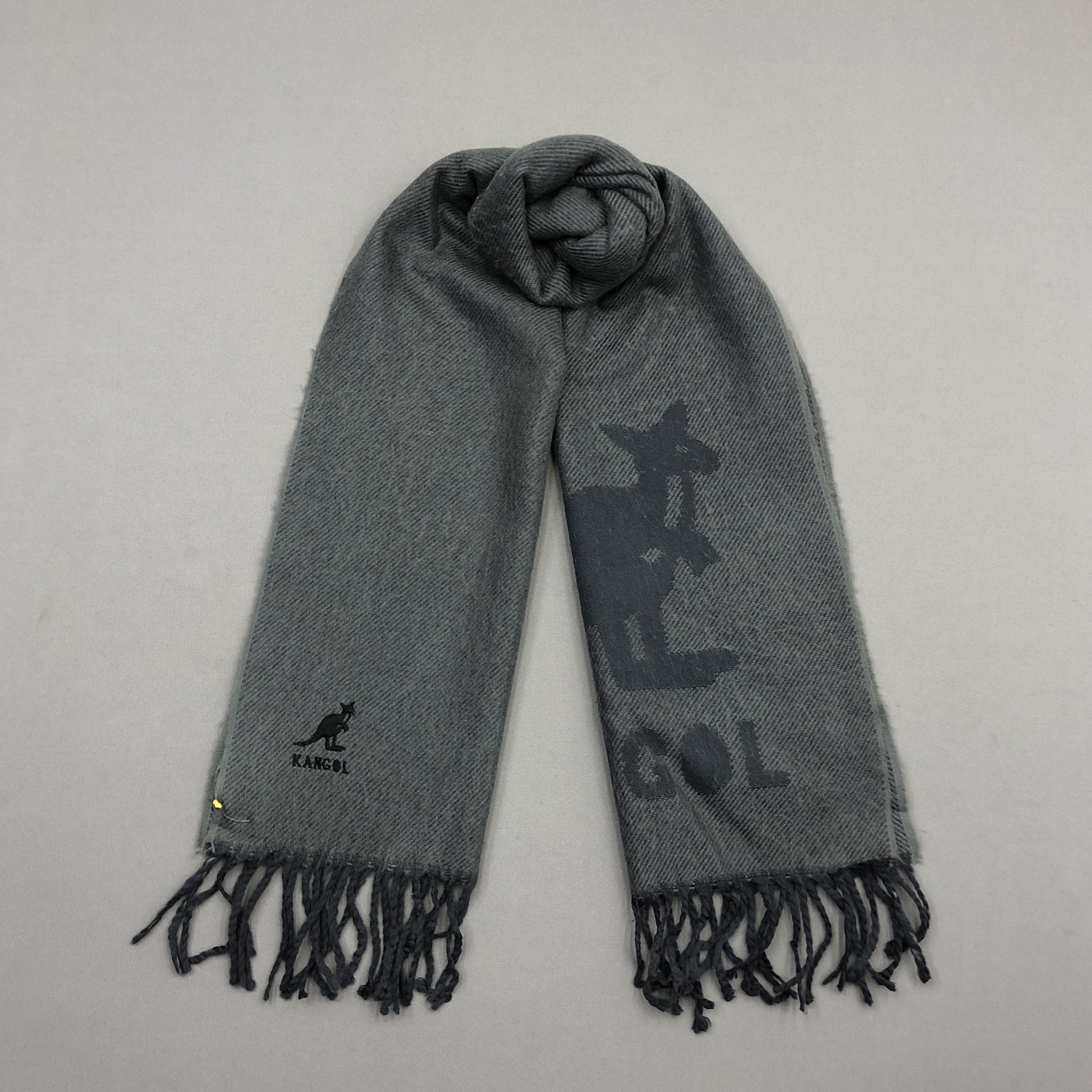 Kangol Vintage Kangol Scarf Muffler Wool Cashmere Scarves Size ONE SIZE - 1 Thumbnail