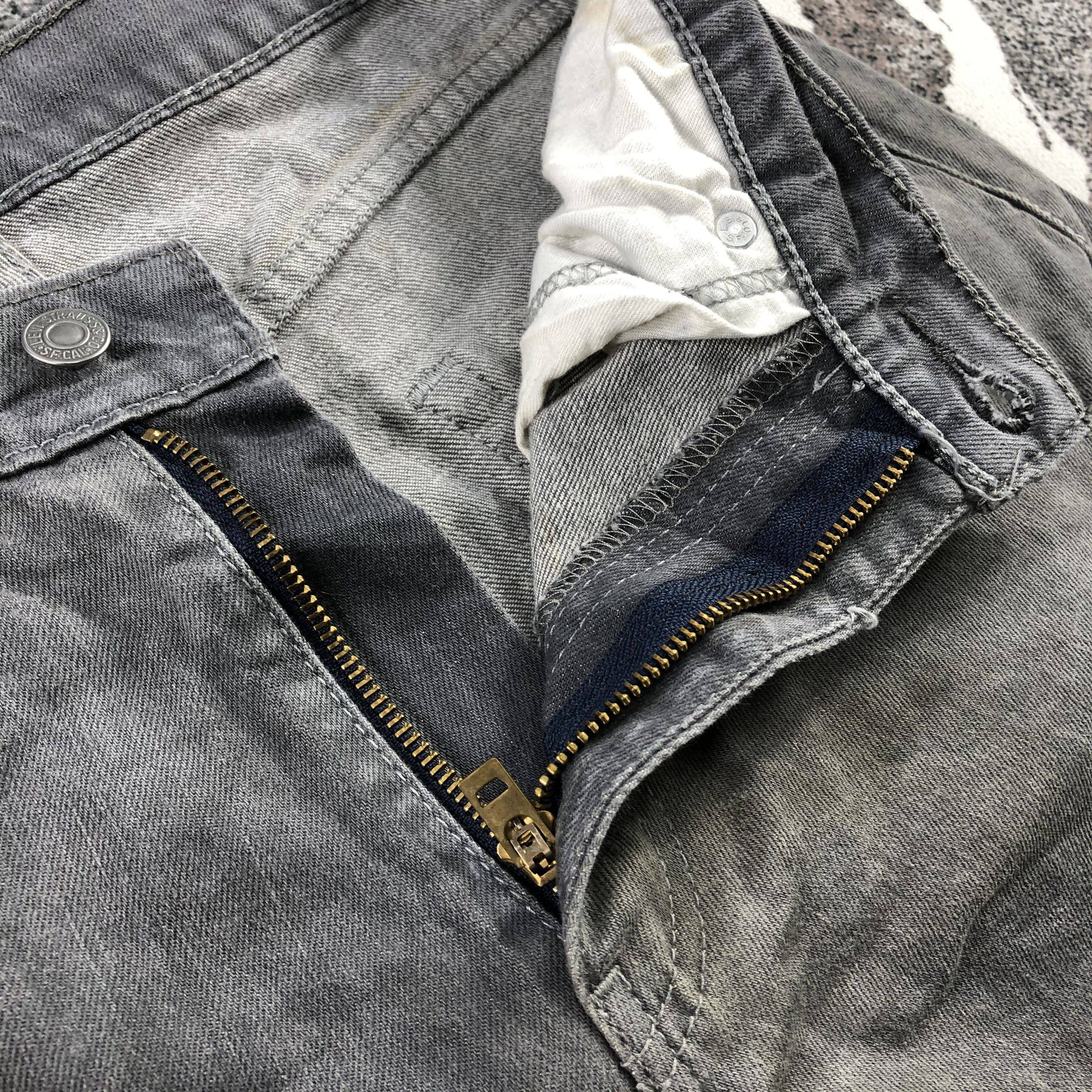 Levi's Levis 541 Jeans Faded Black Denim KJ1090 Size US 32 / EU 48 - 9 Thumbnail