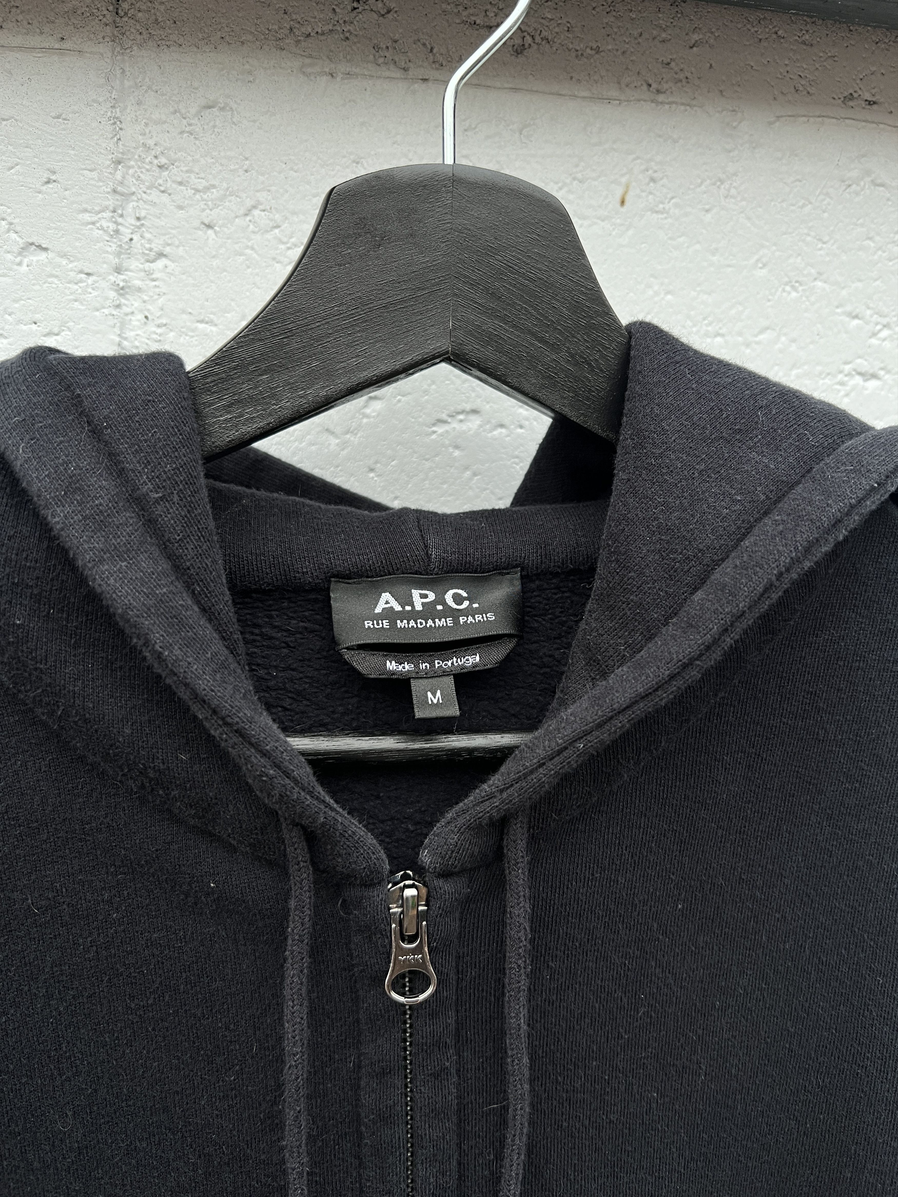 A.P.C. Black Zip Up Size US M / EU 48-50 / 2 - 2 Thumbnail