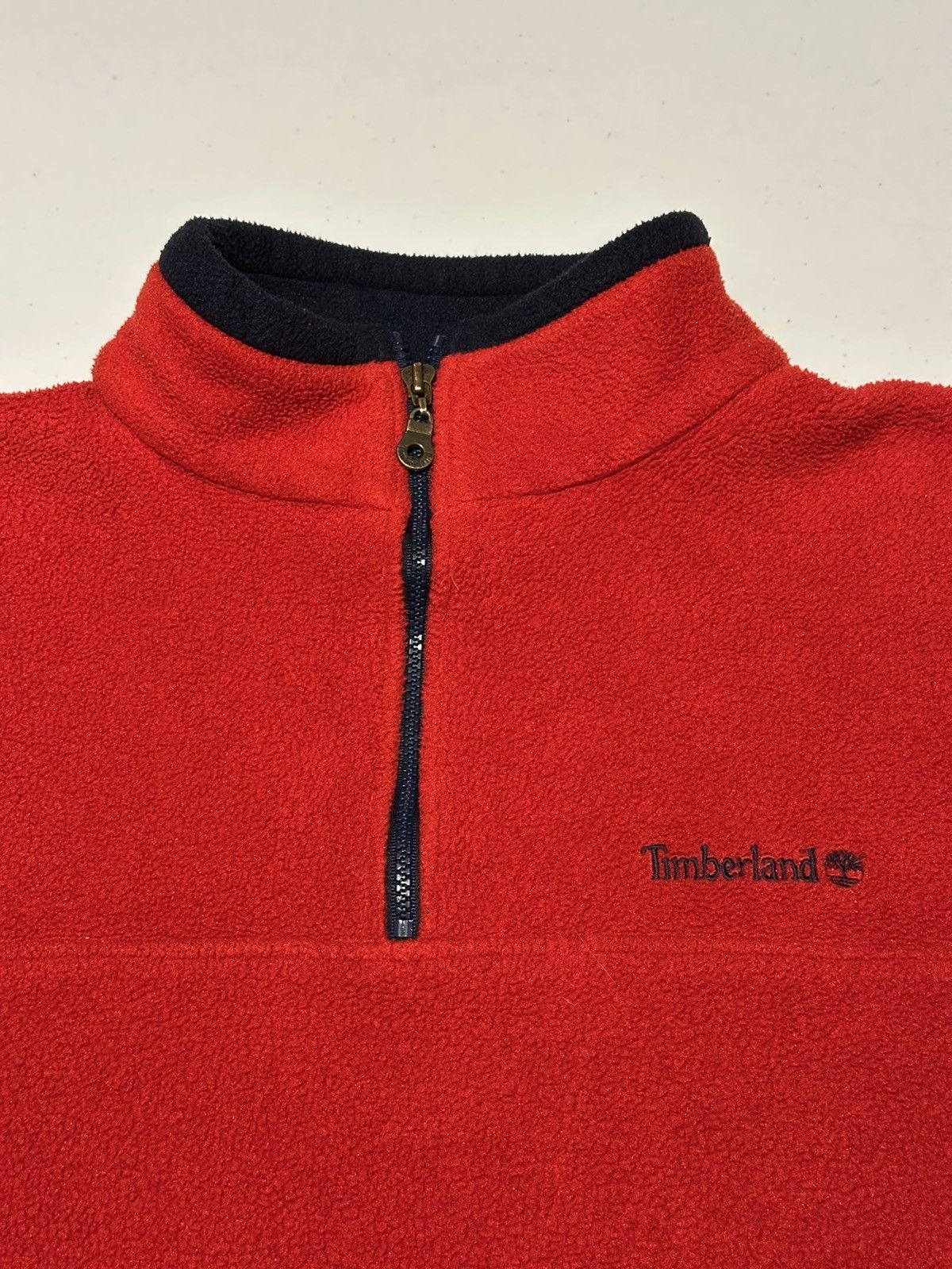 Timberland Vintage Timberland Quarter zip pull over fleece Size US M / EU 48-50 / 2 - 2 Thumbnail
