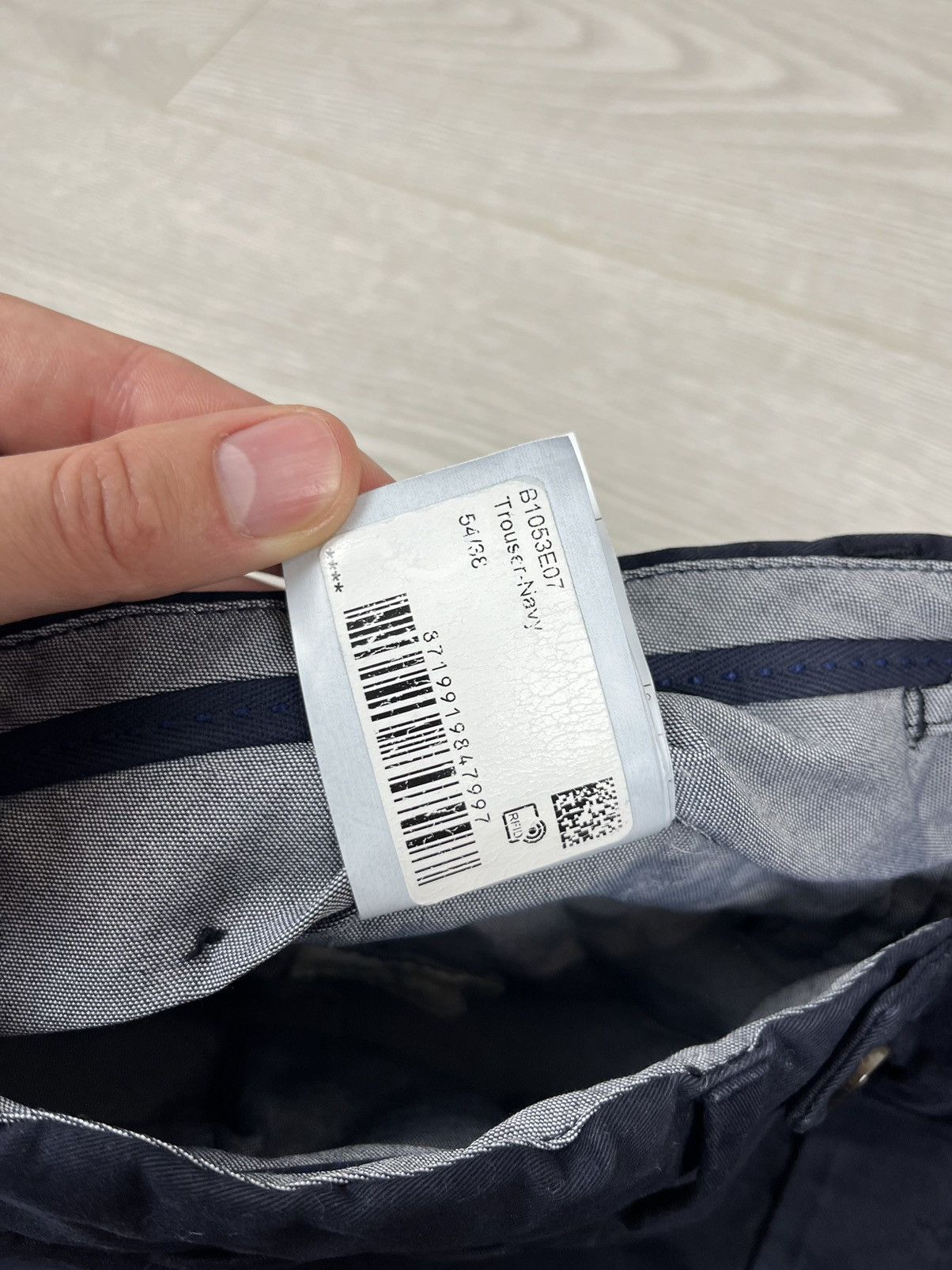 Suitsupply Suitsupply Porto Cotton Navy Trousers Pants Size US 36 / EU 52 - 12 Thumbnail