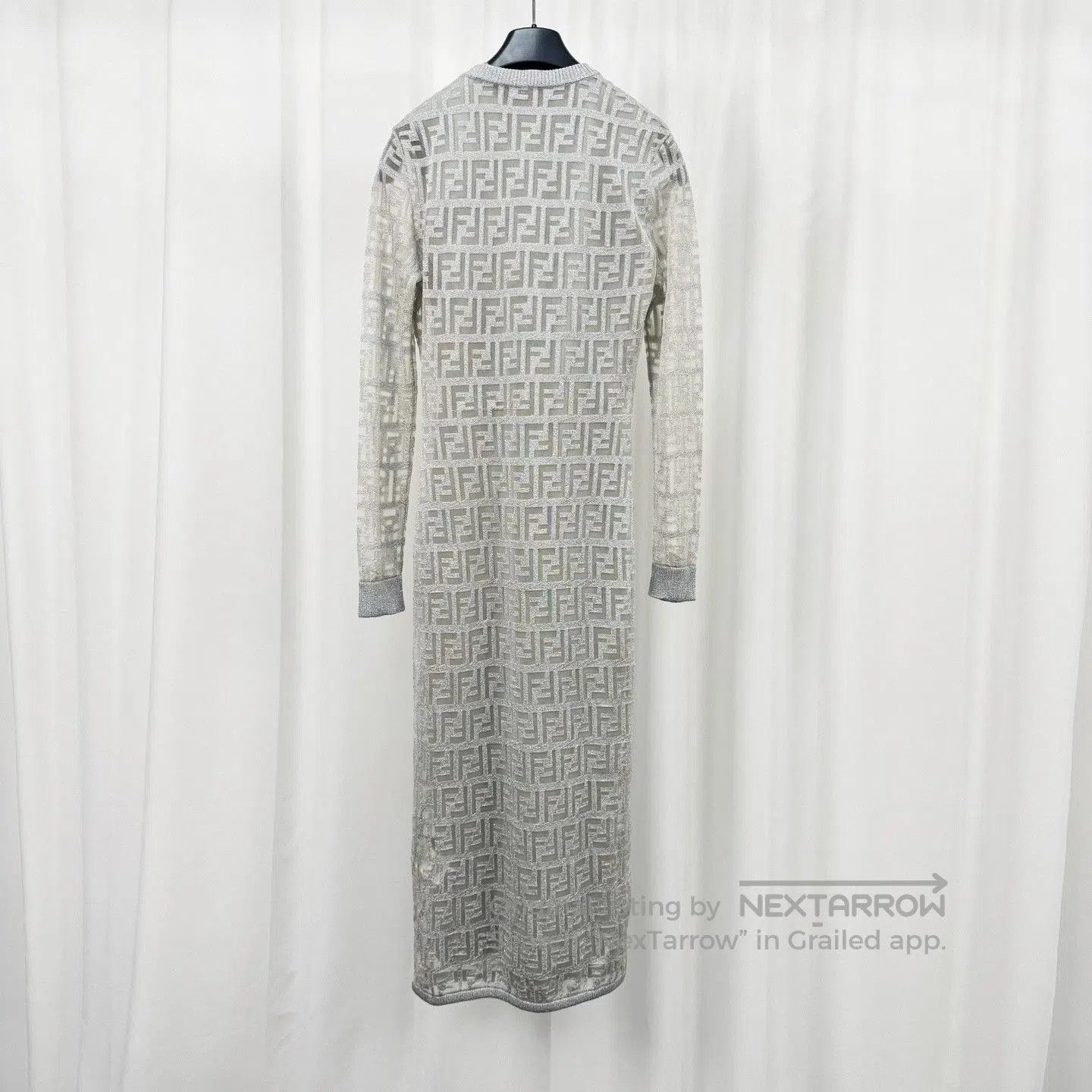 Fendi Fendi Full FF Print Double-Layer Dress. Size M / US 6-8 / IT 42-44 - 2 Thumbnail