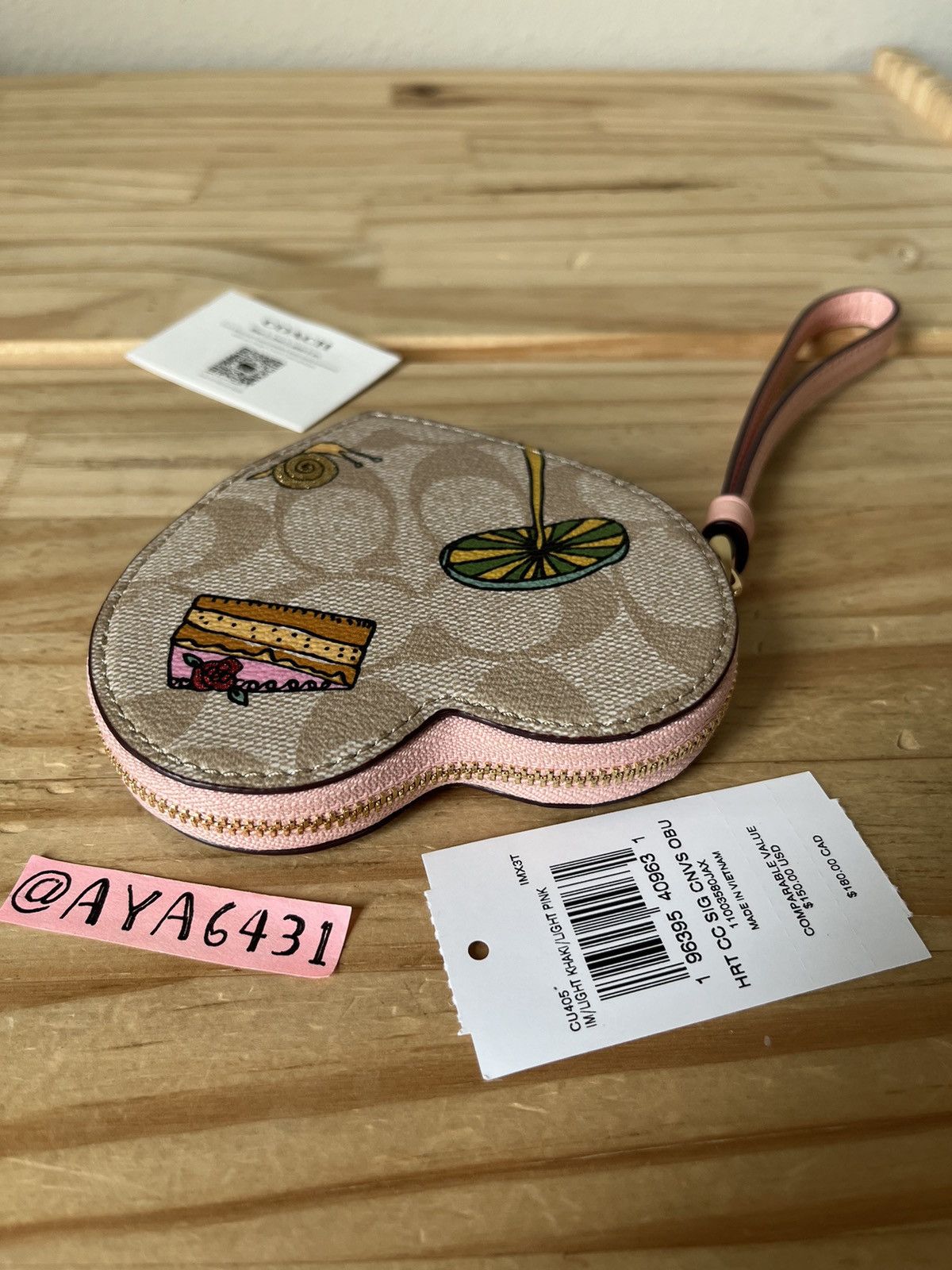 Coach Coach heart coin case Size ONE SIZE - 3 Thumbnail