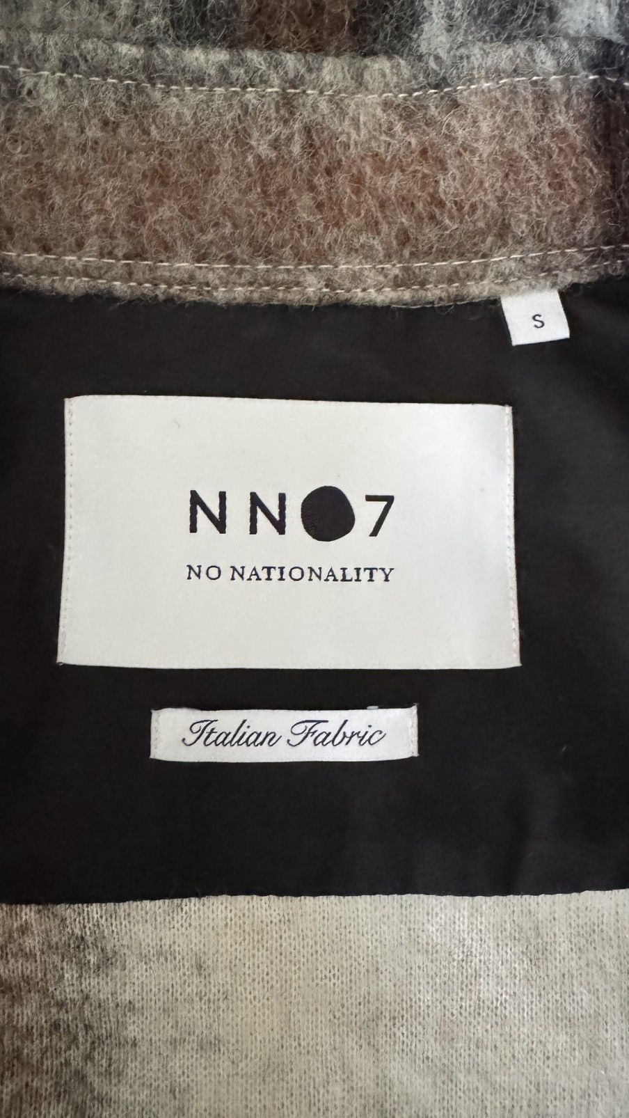 NN07 NN07 Soren Checked Virgin Wool-Blend Overshirt Size US S / EU 44-46 / 1 - 3 Thumbnail