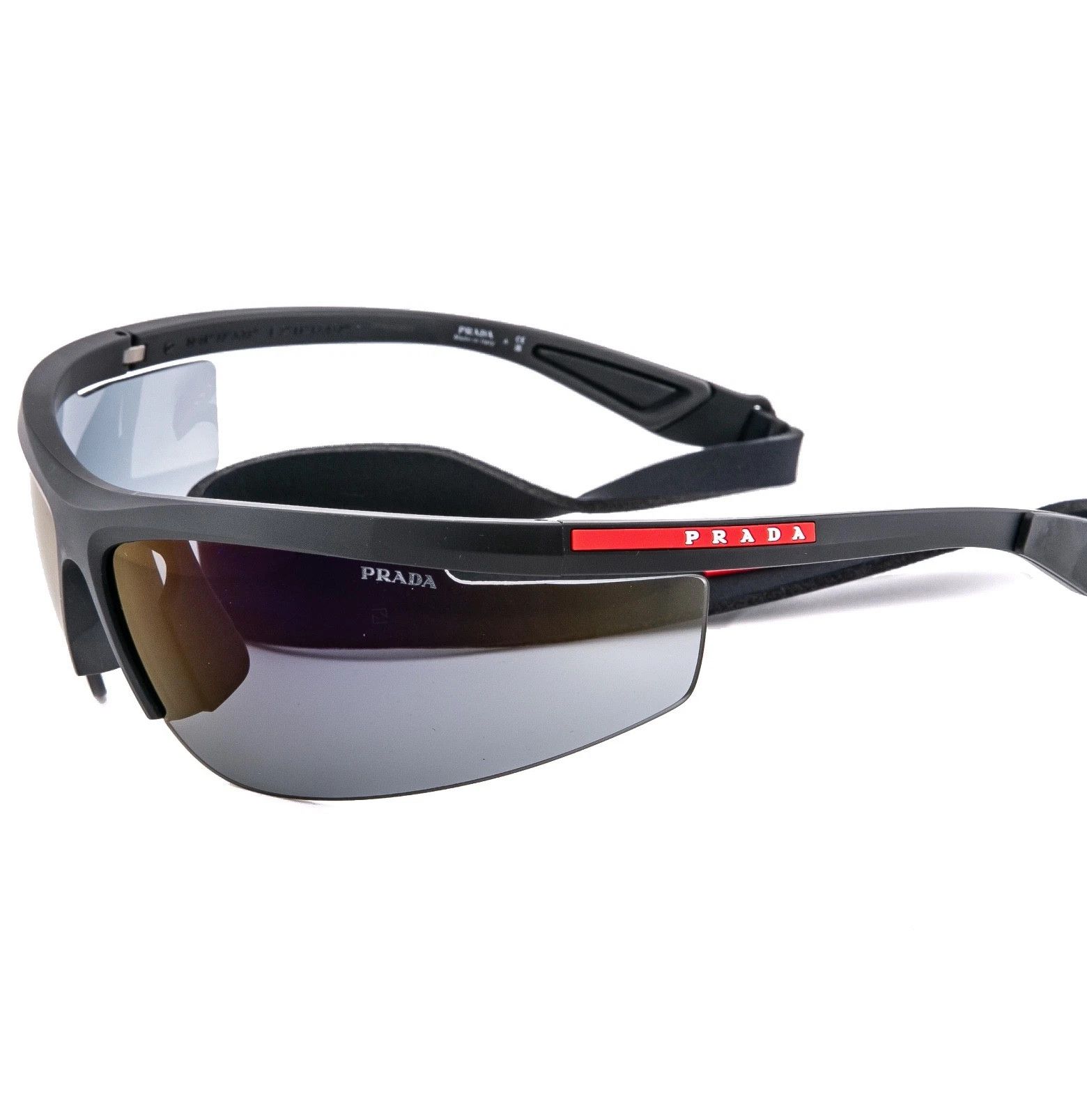 Prada PRADA A02 Linea Rossa Sport Active Wrap Sunglasses PSA02S Size ONE SIZE - 3 Thumbnail