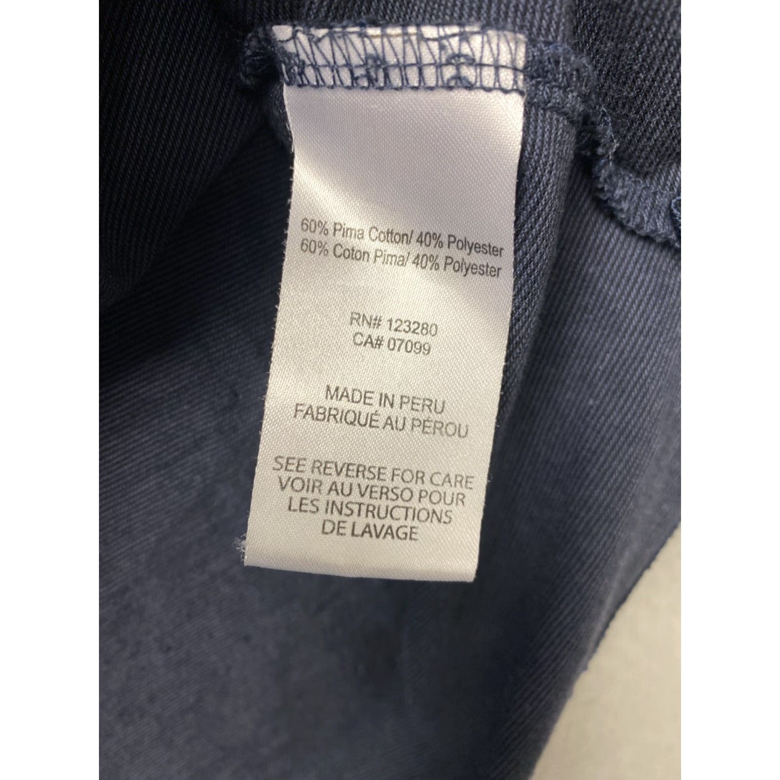 TravisMathew VINTAGE Travis Mathew Polo Shirt Men Large Slim Dark Indigo Golf Performance Size US L / EU 52-54 / 3 - 6 Thumbnail