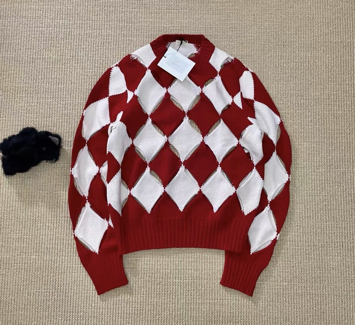 Stefan Cooke Stefan Cooke Floral Slash Knit AW20 | Grailed