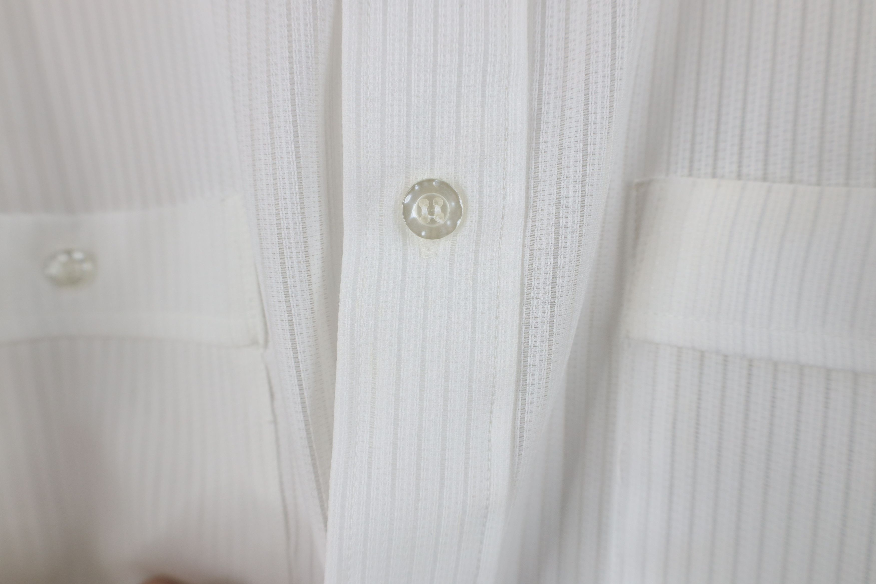 Vintage Deadstock Vintage 90s Streetwear Knit Collared Button Shirt Size US L / EU 52-54 / 3 - 7 Thumbnail