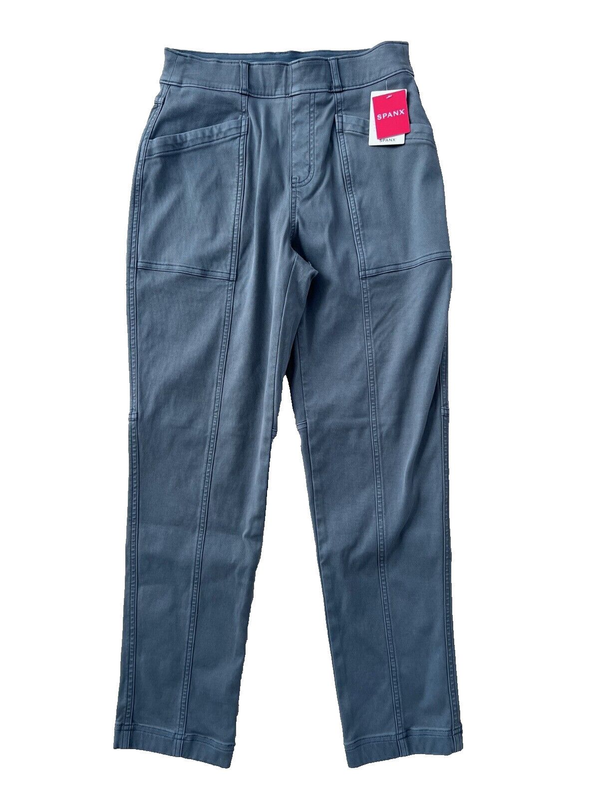 Spanx Spanx 20399R Twill Straight Leg Pant Hazy Blue Grey ( S ) Size 28" / US 6 / IT 42 - 3 Thumbnail