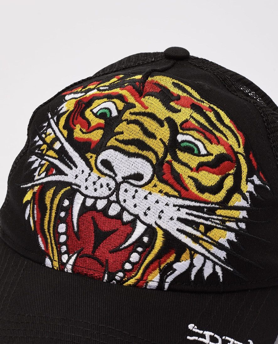 Ed Hardy ED HARDY EMBROILED TIGER FLAME TRUCKER HAT Size ONE SIZE - 3 Thumbnail