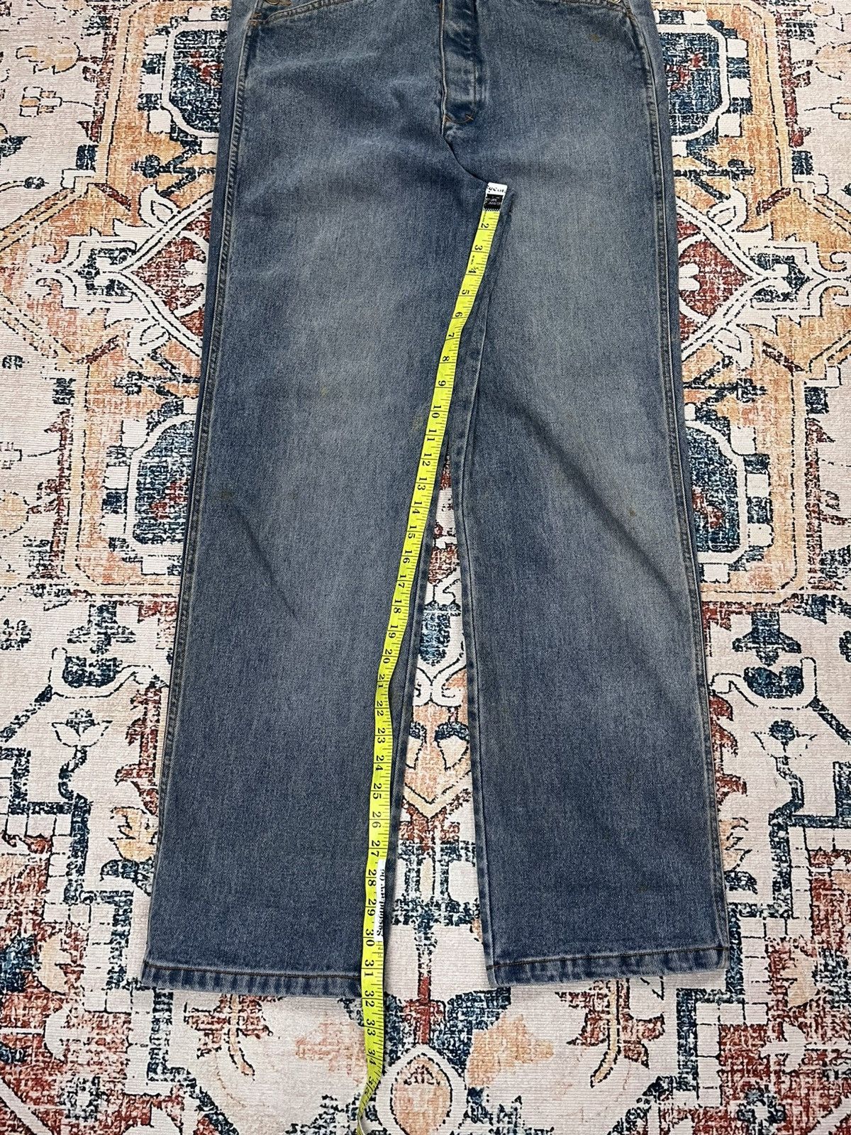 Marithe + Francois Girbaud Vtg Marithe Francois Girbaud Overall Denim Size US 33 - 22 Thumbnail