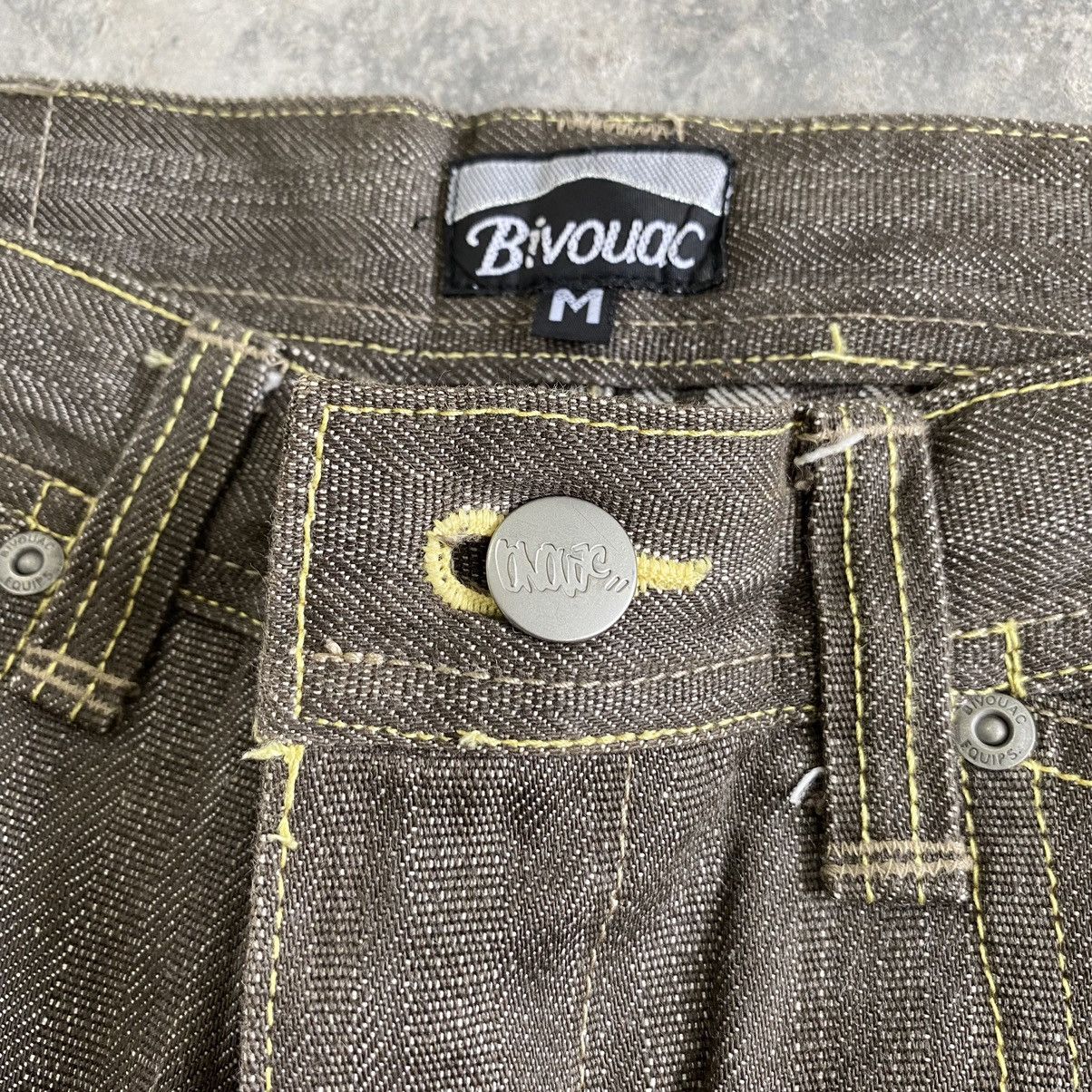 Japanese Brand Vintage Bivouac Japan Double knee HBT Workwear Denim Size US 32 / EU 48 - 12 Thumbnail
