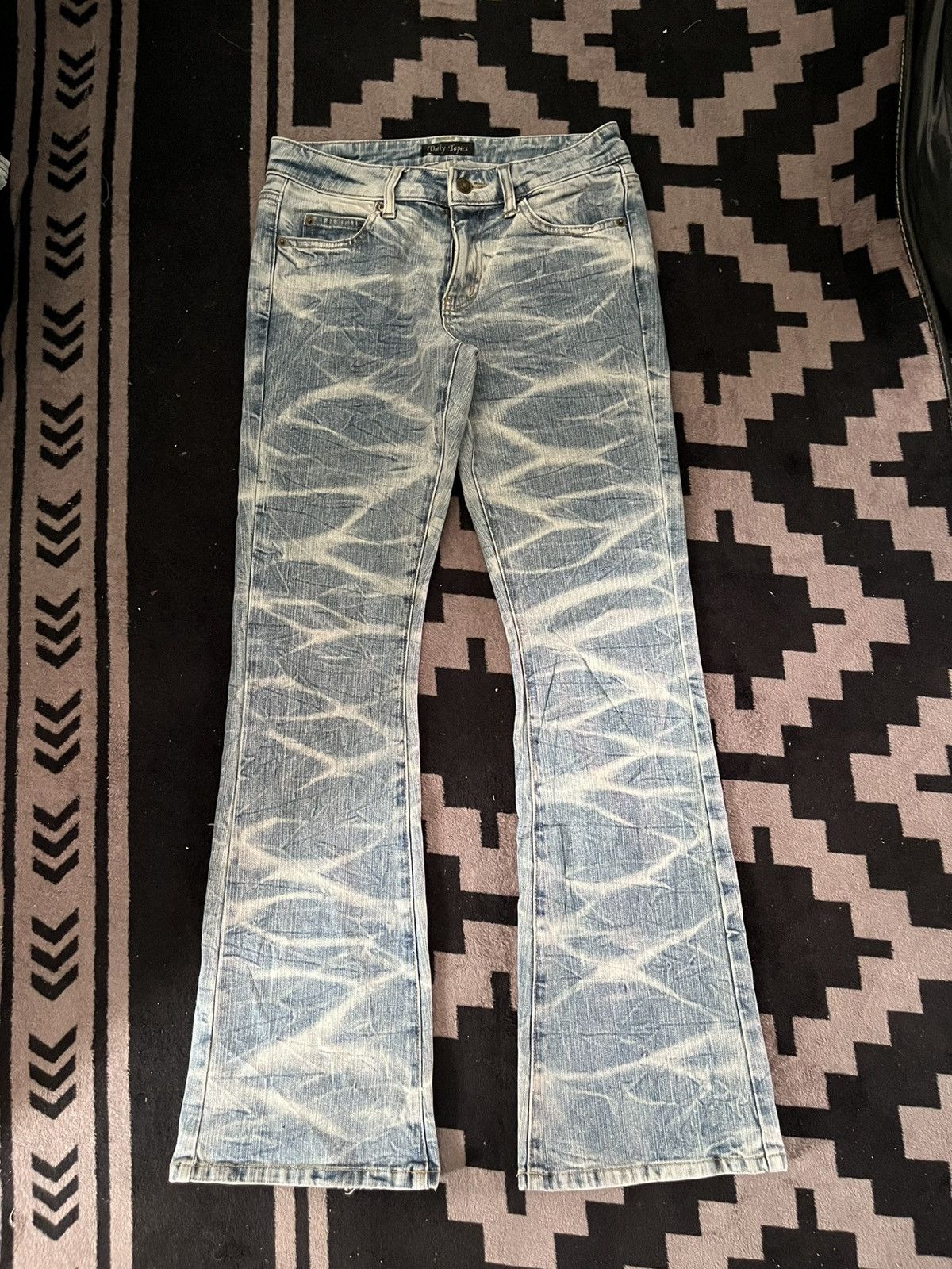 Tornado Mart 2000s Tornado Mart Tribal Flare Jeans | Grailed