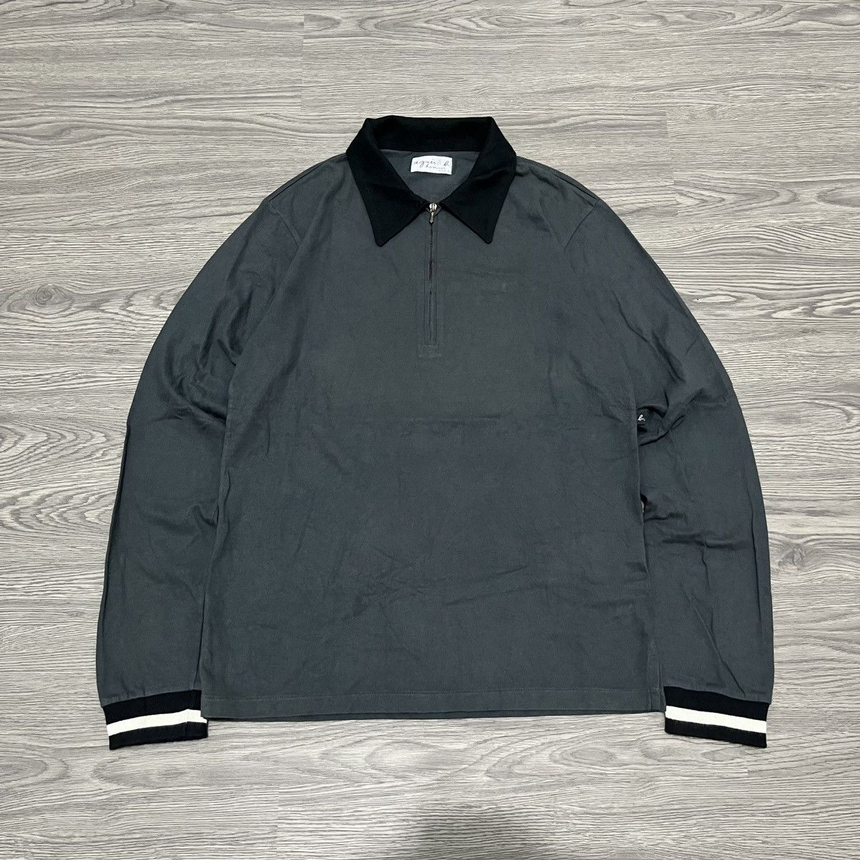 agnes b. 2000s Agnes.B Homme Half Zipper Polo Shirt Desaigner Size US S / EU 44-46 / 1 - 1 Thumbnail