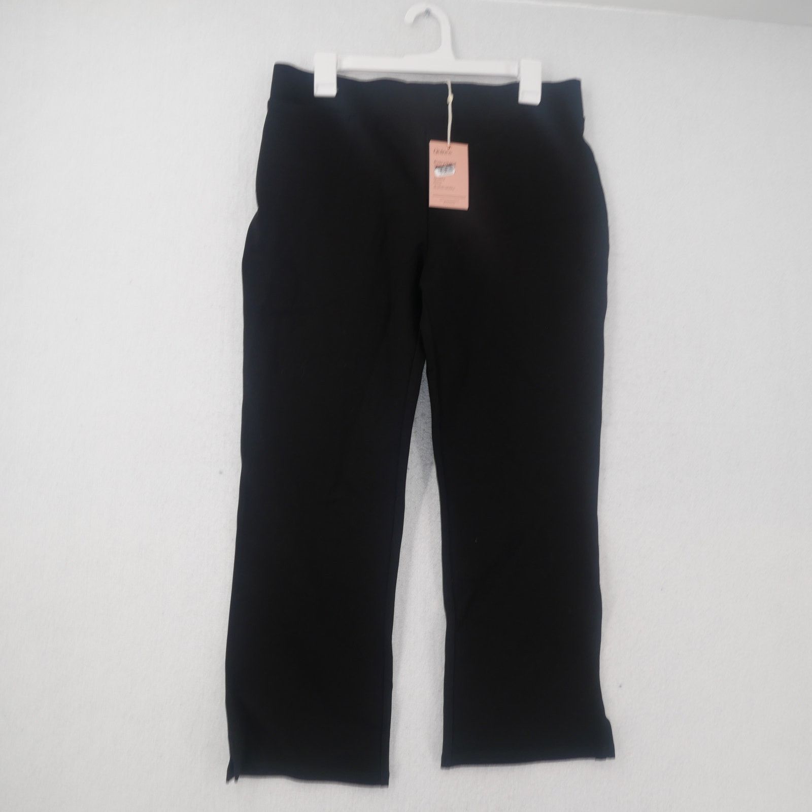 Quince NEW Quince Women's Large Ultra Stretch Ponte Flare pants Size 32" / US 10 / IT 46 - 3 Thumbnail