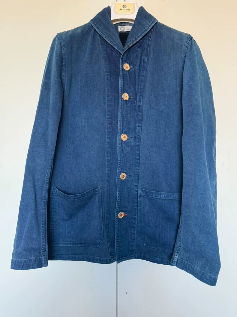 Visvim visvim size 2 Blue Dye Cashew Neck blazer 2505-Nextarrow Size 36R - 1 Thumbnail