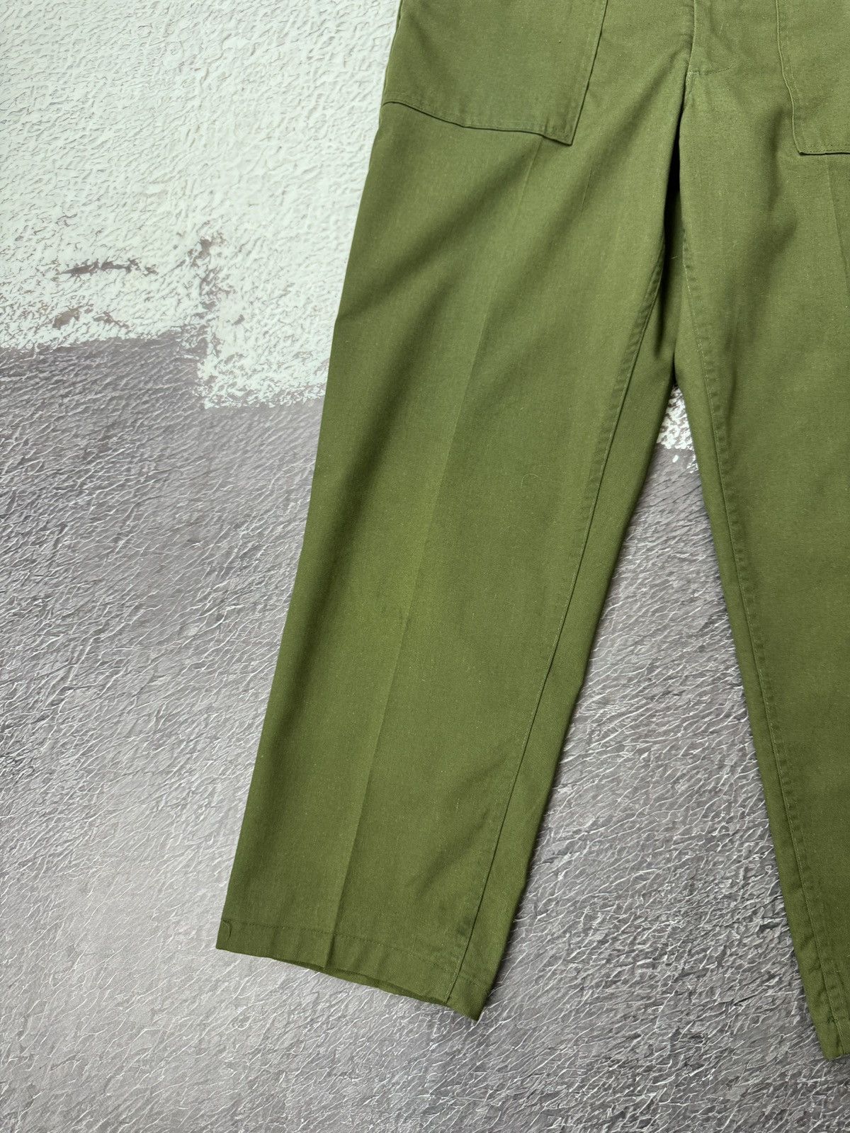 Vintage Vintage 80s US Army Trousers Pants Serval zipper military 34 Size US 34 / EU 50 - 4 Thumbnail