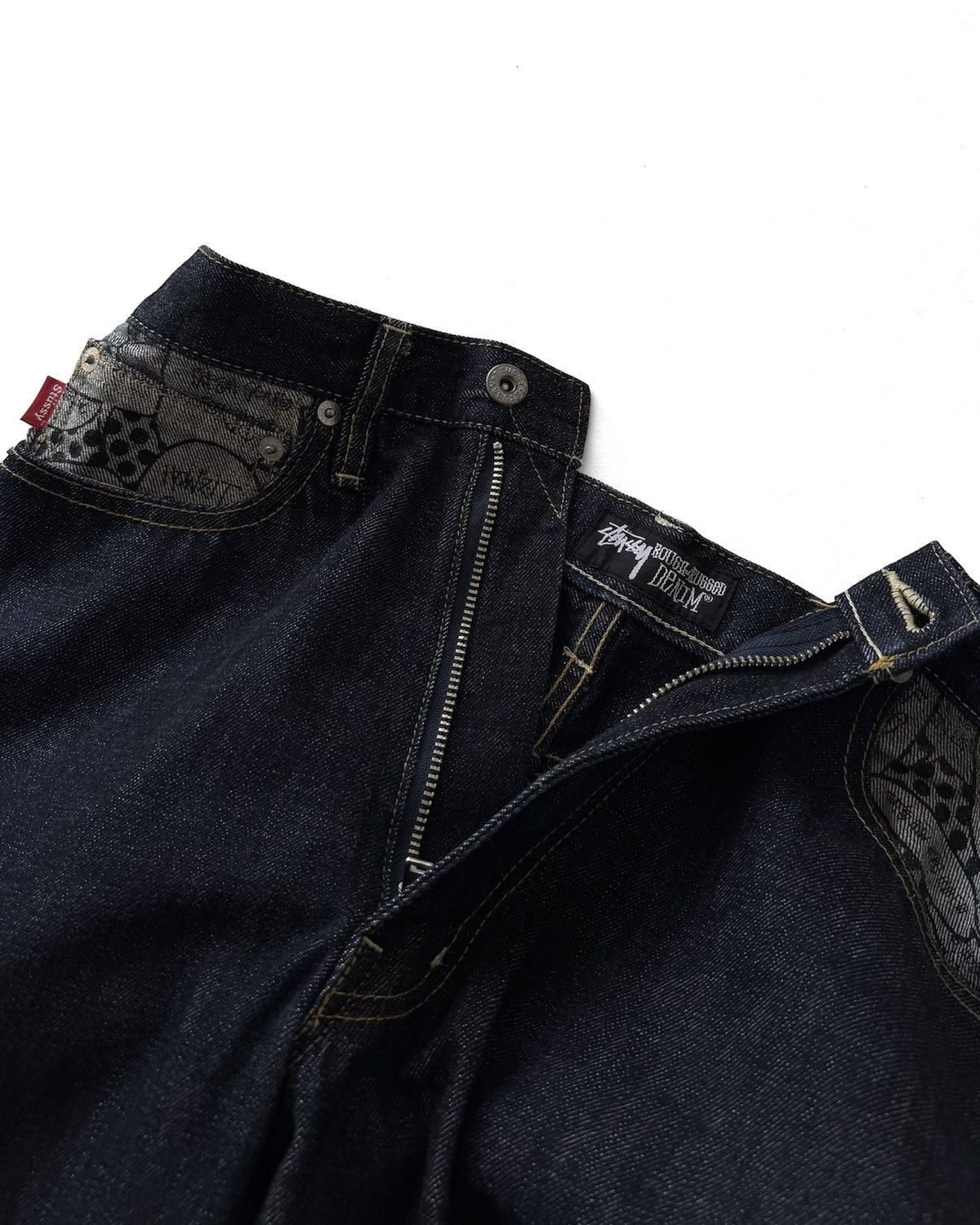 Stussy VINTAGE 00s STUSSY STRAIGHT JEANS Size US 30 / EU 46 - 3 Thumbnail
