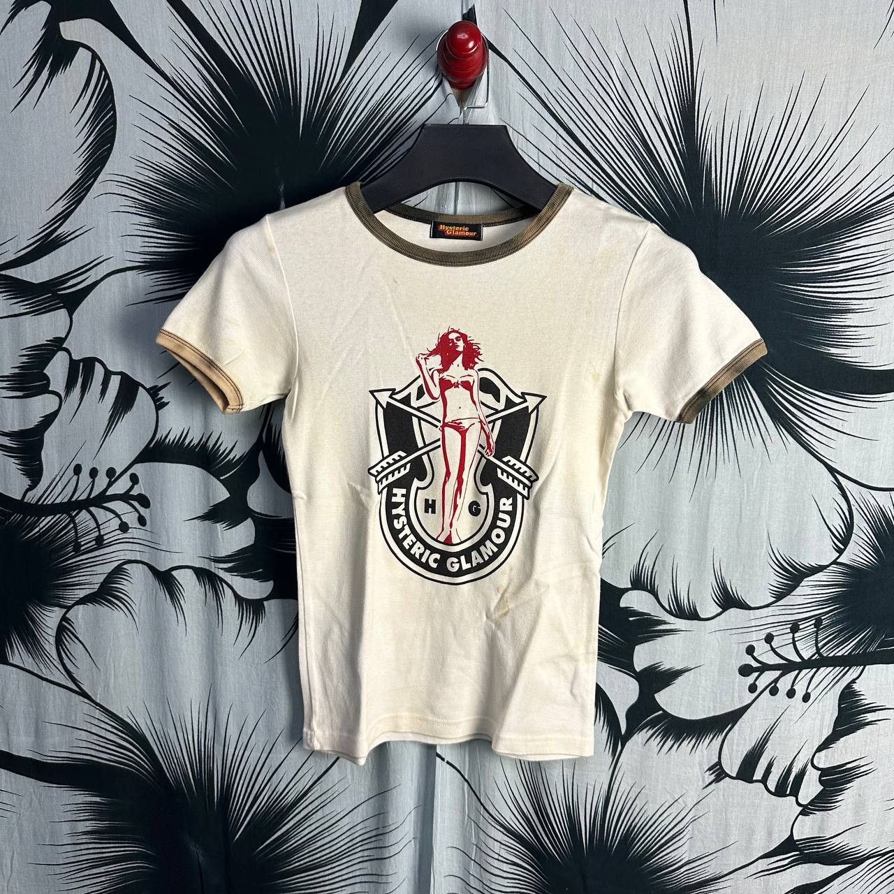 Hysteric Glamour Hysteric Glamour 90s Hot Girl Ringer T-Shirt Size S / US 4 / IT 40 - 1 Thumbnail