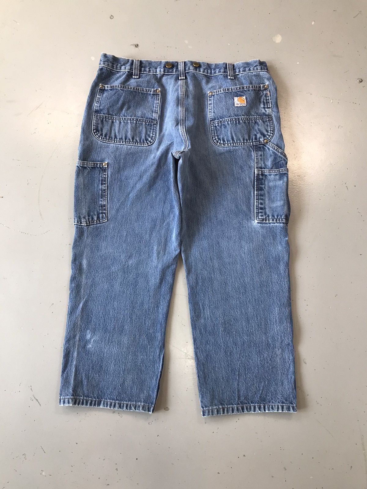 Carhartt × Vintage Vintage Carhartt b01 double knee denim Size US 38 / EU 54 - 9 Thumbnail