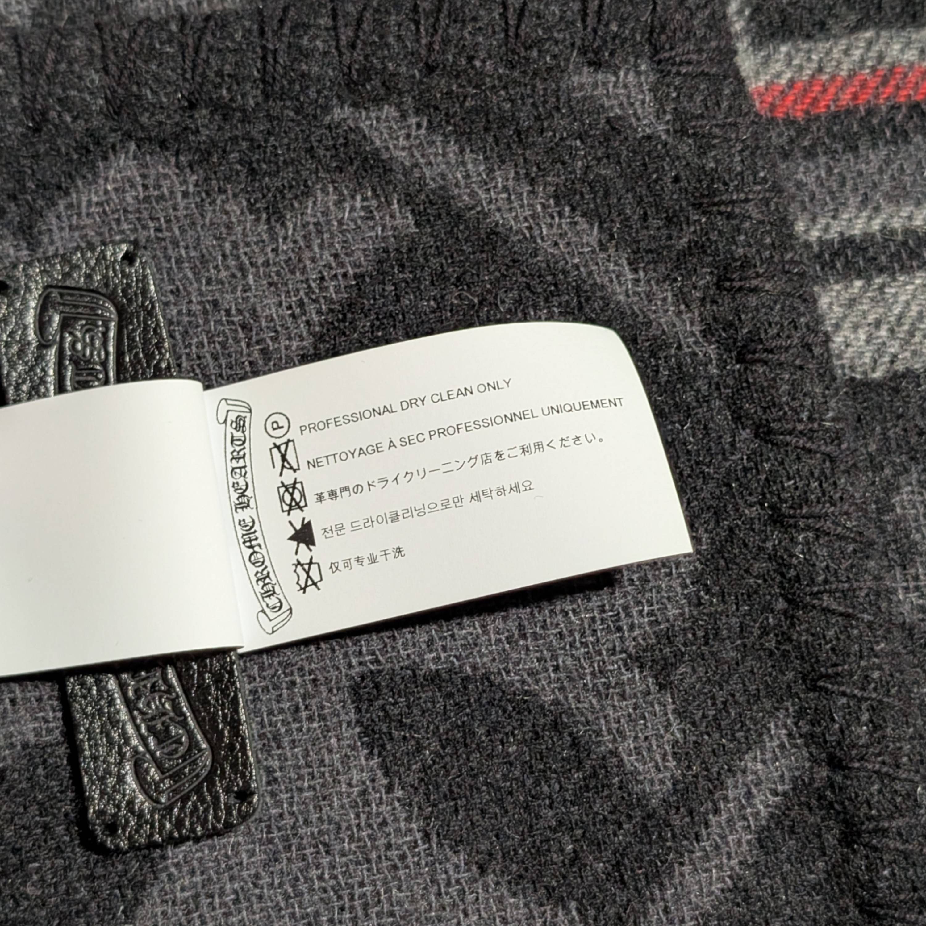 Chrome Hearts CH CROSS PLUS CASHMERE BLANKET REVERSIBLE PLAID JACQUARD Size ONE SIZE - 7 Thumbnail