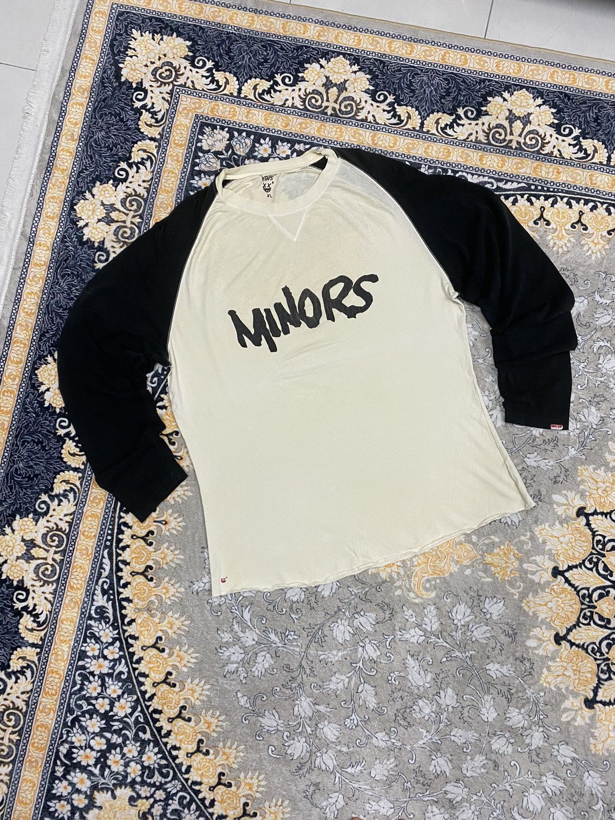Japanese Brand × Wtaps VINTAGE WTAPS MINORS L/S RARE TEE Size US XL / EU 56 / 4 - 1 Thumbnail
