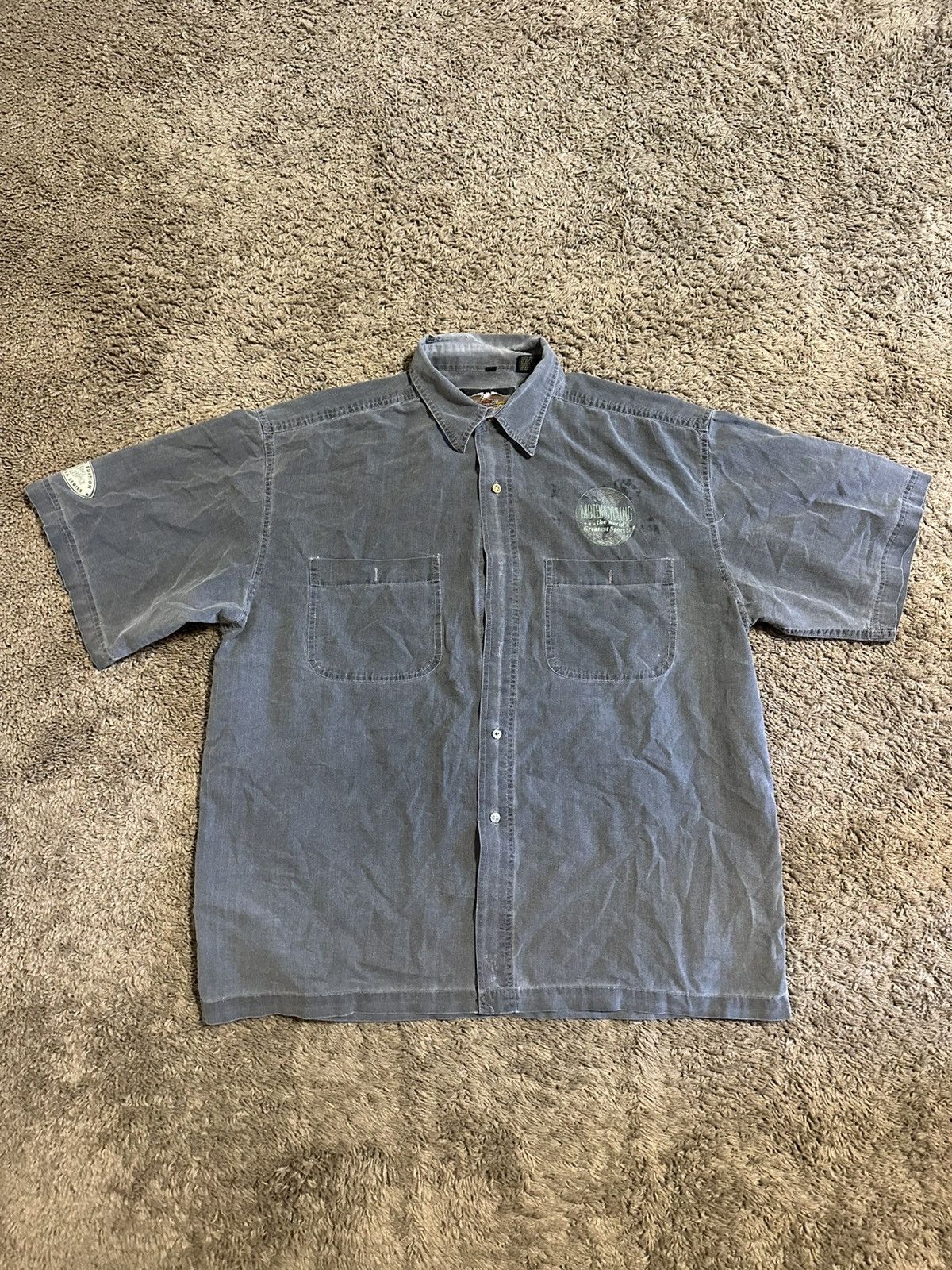 Harley Davidson Vintage Harley-Davidson “triple Charcoal” shirt 90s size xl Size US XL / EU 56 / 4 - 6 Thumbnail