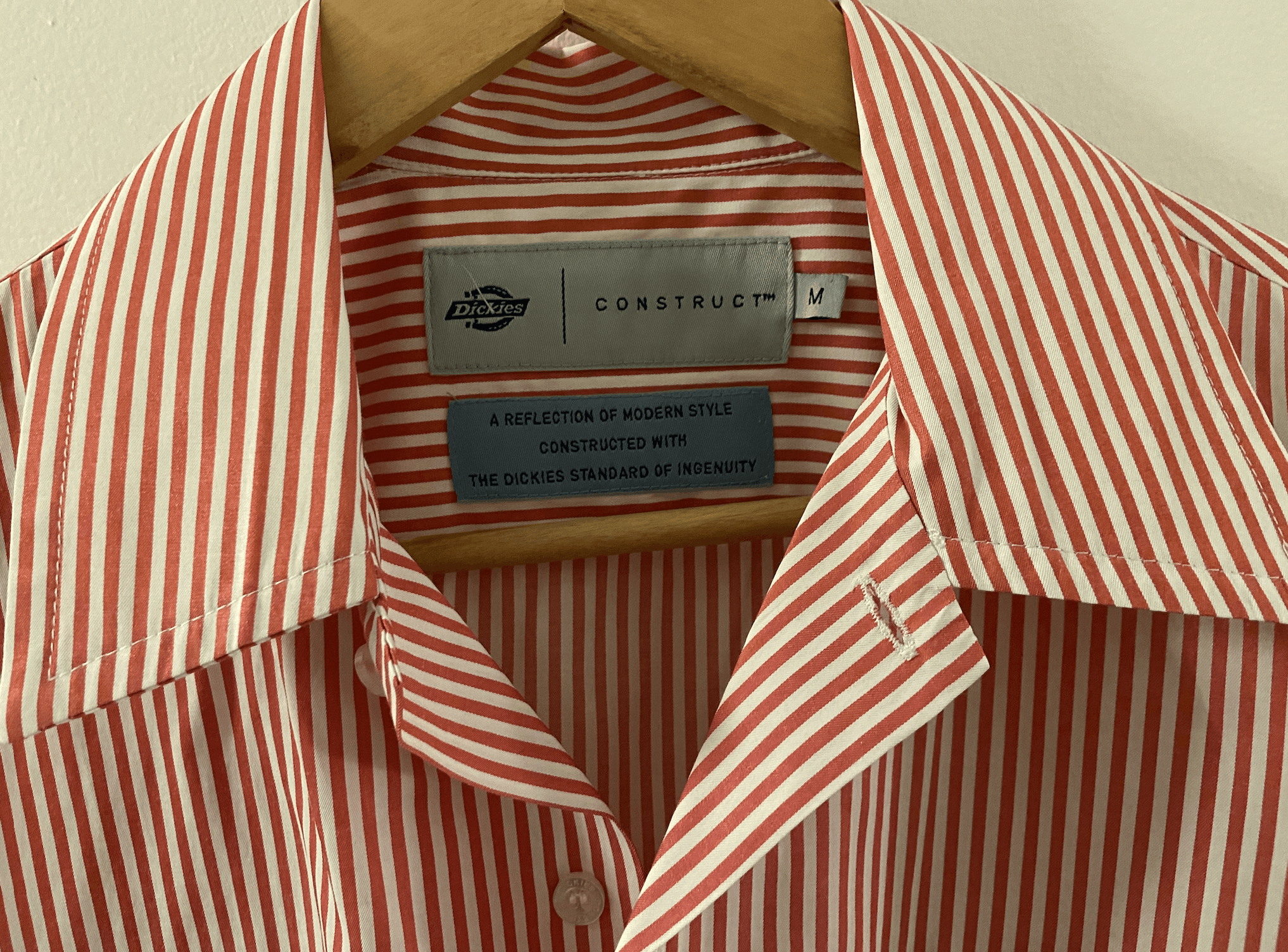 Dickies Dickies Red and White Striped Worker Shirt Size US M / EU 48-50 / 2 - 2 Thumbnail