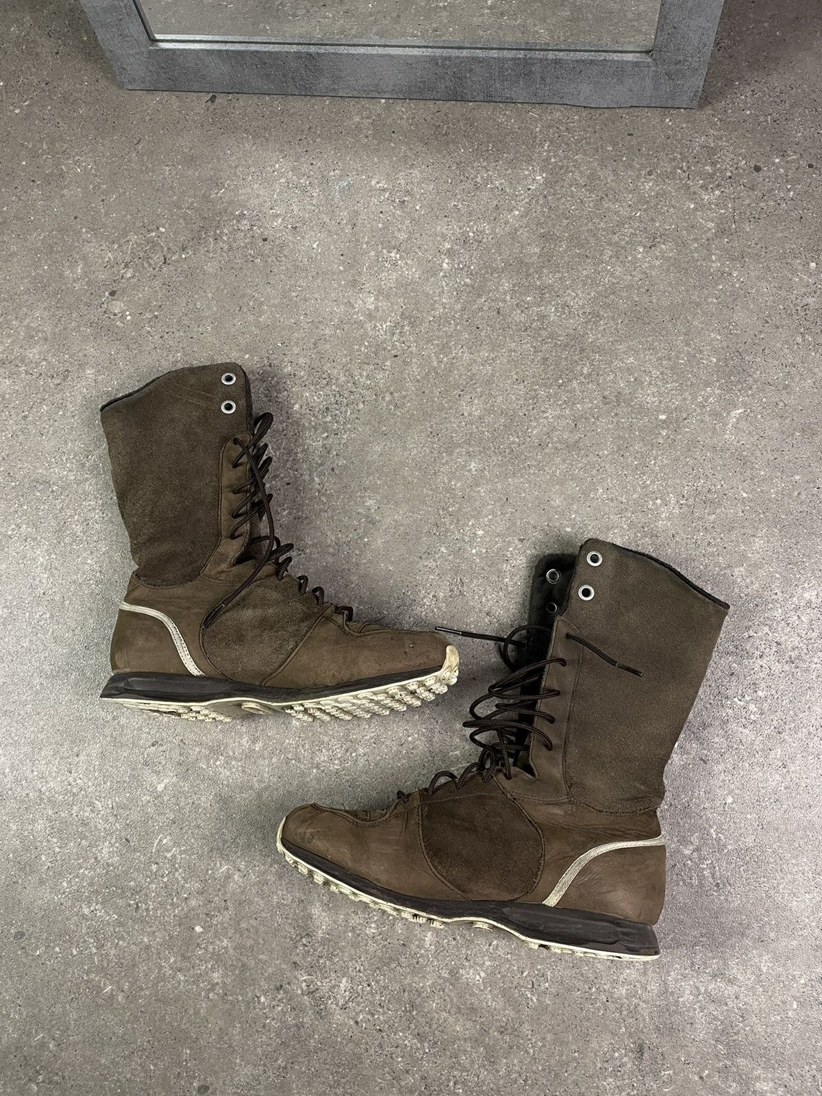 Adidas × Vintage Vintage Y2K Adidas respect me Leather Boots Size US 5.5 / IT 35.5 - 5 Thumbnail