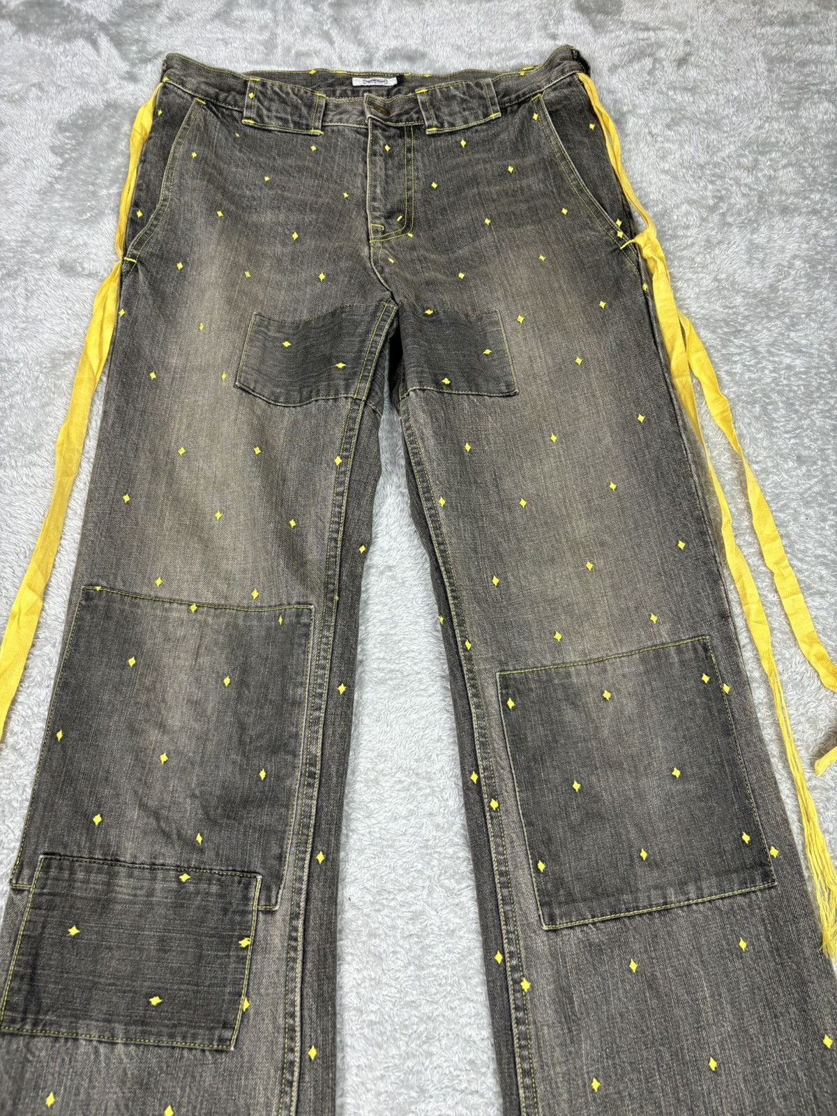 Undercover Undercover SS02 Priod Diamond Jeans. S0337 Size US 29 - 3 Thumbnail