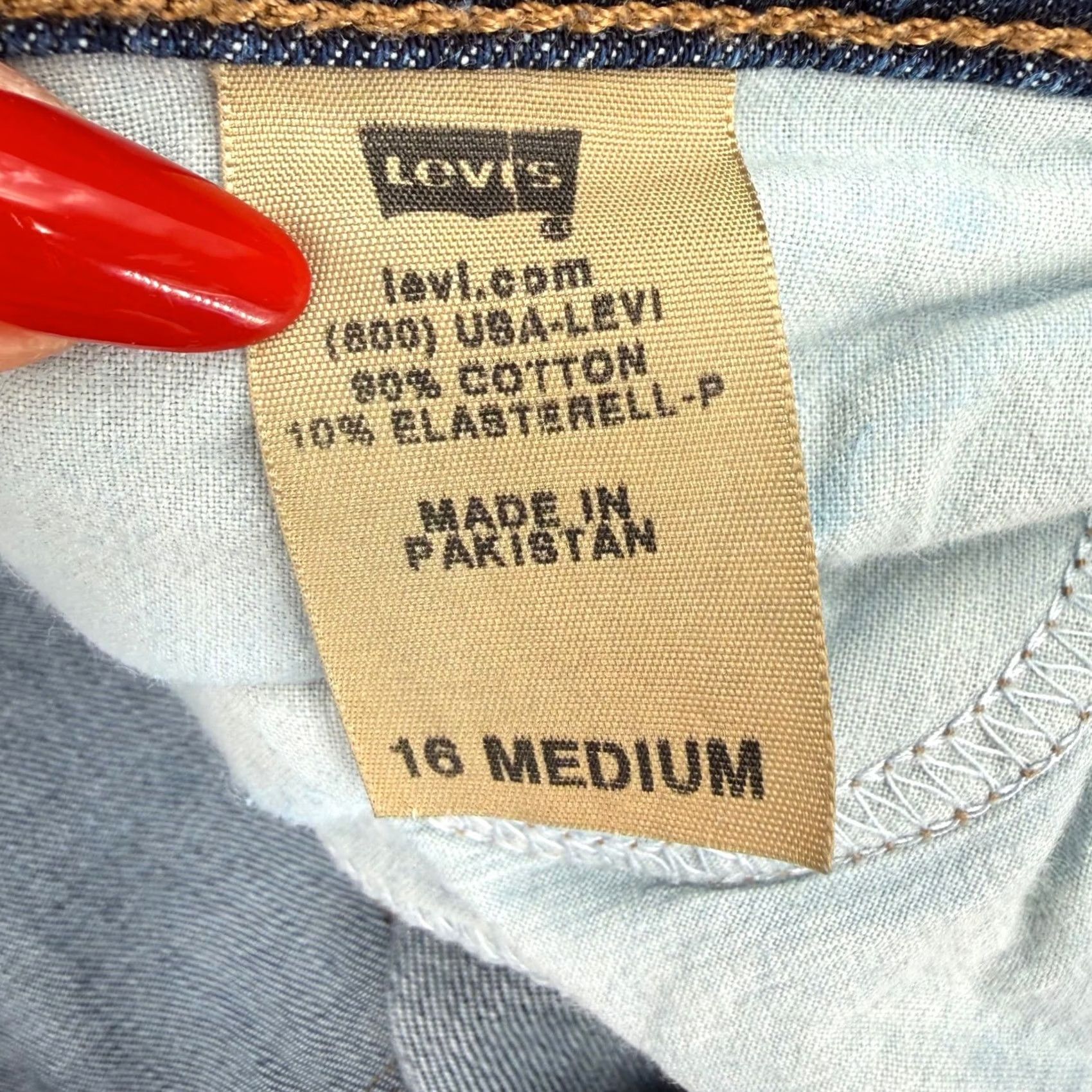 Levi's Levi's 544 Ultimate Lift Flare Jeans Dark Wash Denim Womens Size 16 Medium Size 38" / US 16 / IT 52 - 4 Thumbnail