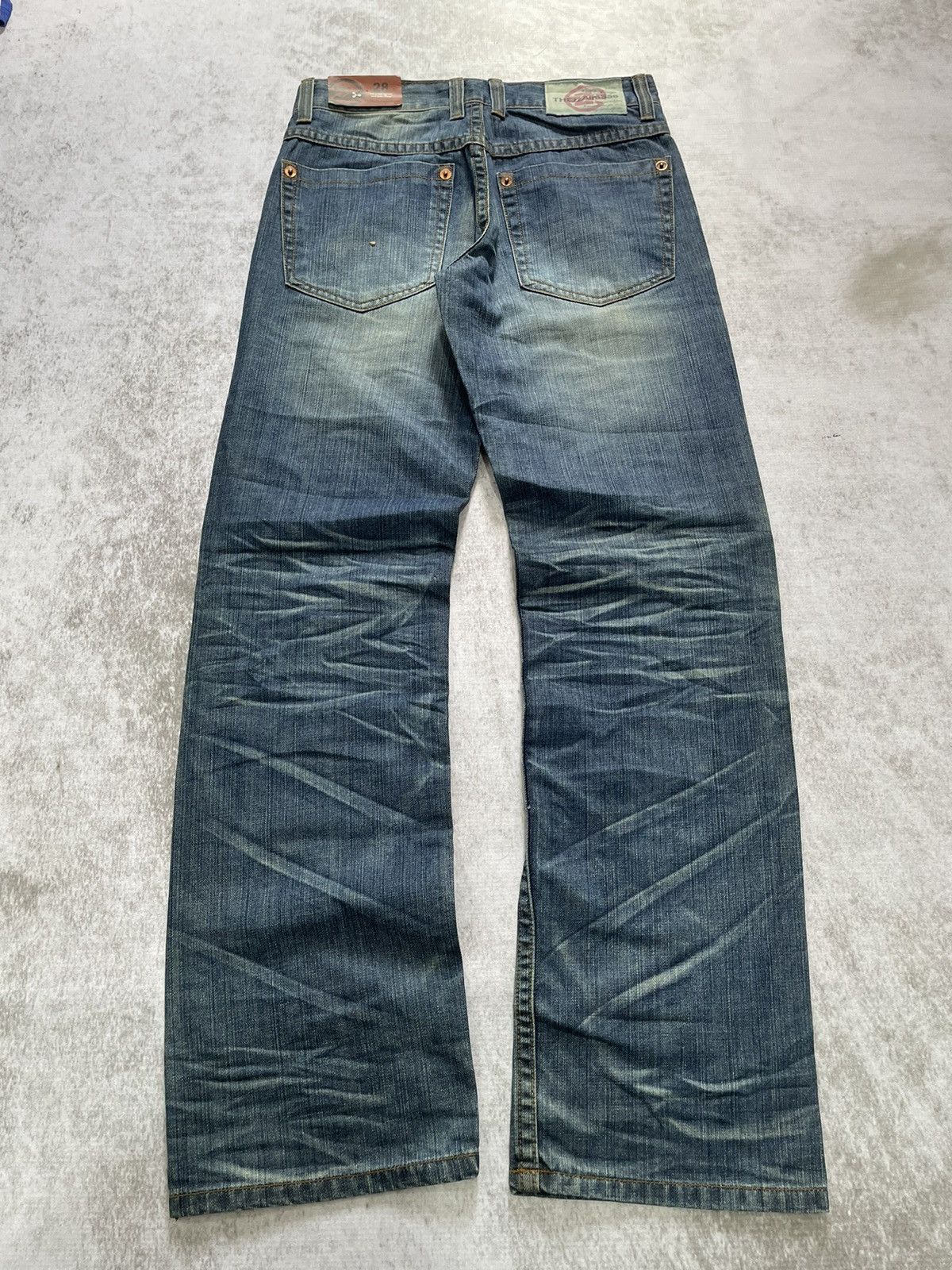 Hysteric Glamour × If Six Was Nine × Le Grande Bleu (L.G.B.) 2000s japan 3d acid wash denim pants y2k style Size US 29 - 8 Thumbnail