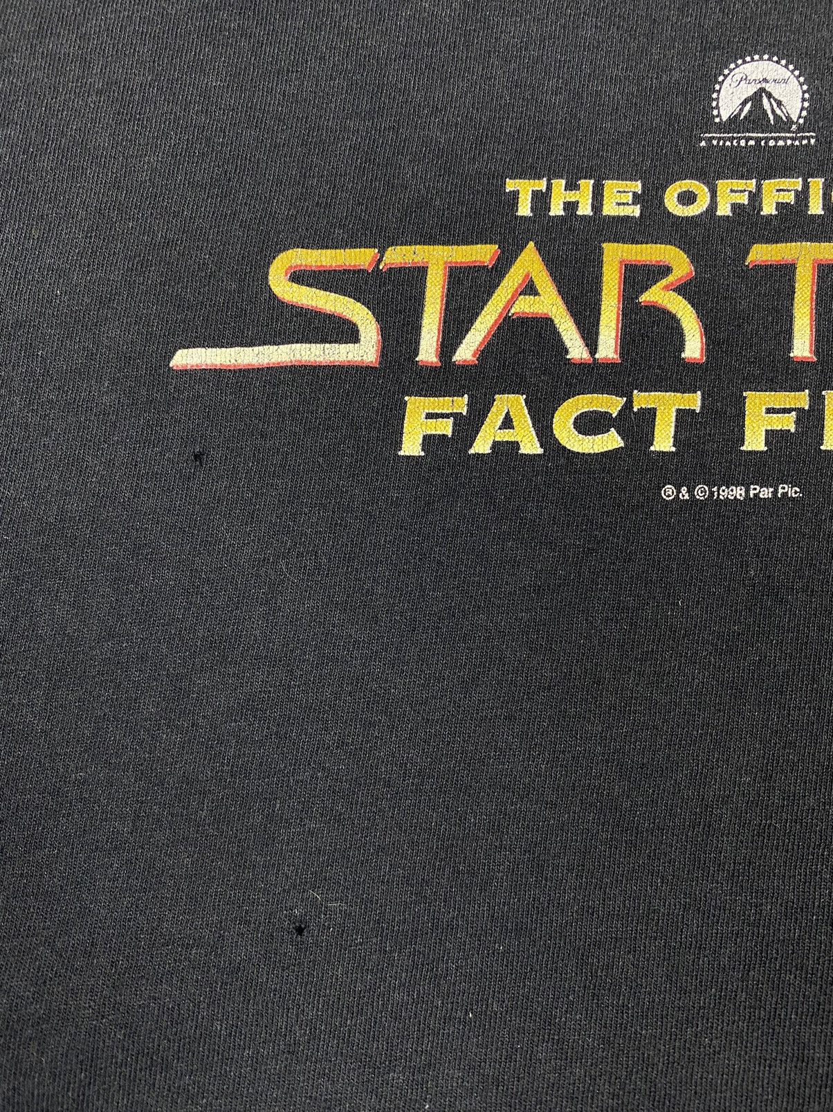Vintage 1990’s Vintage Star Trek Fact Files Graphic Boxy Tee Size US XL / EU 56 / 4 - 5 Thumbnail