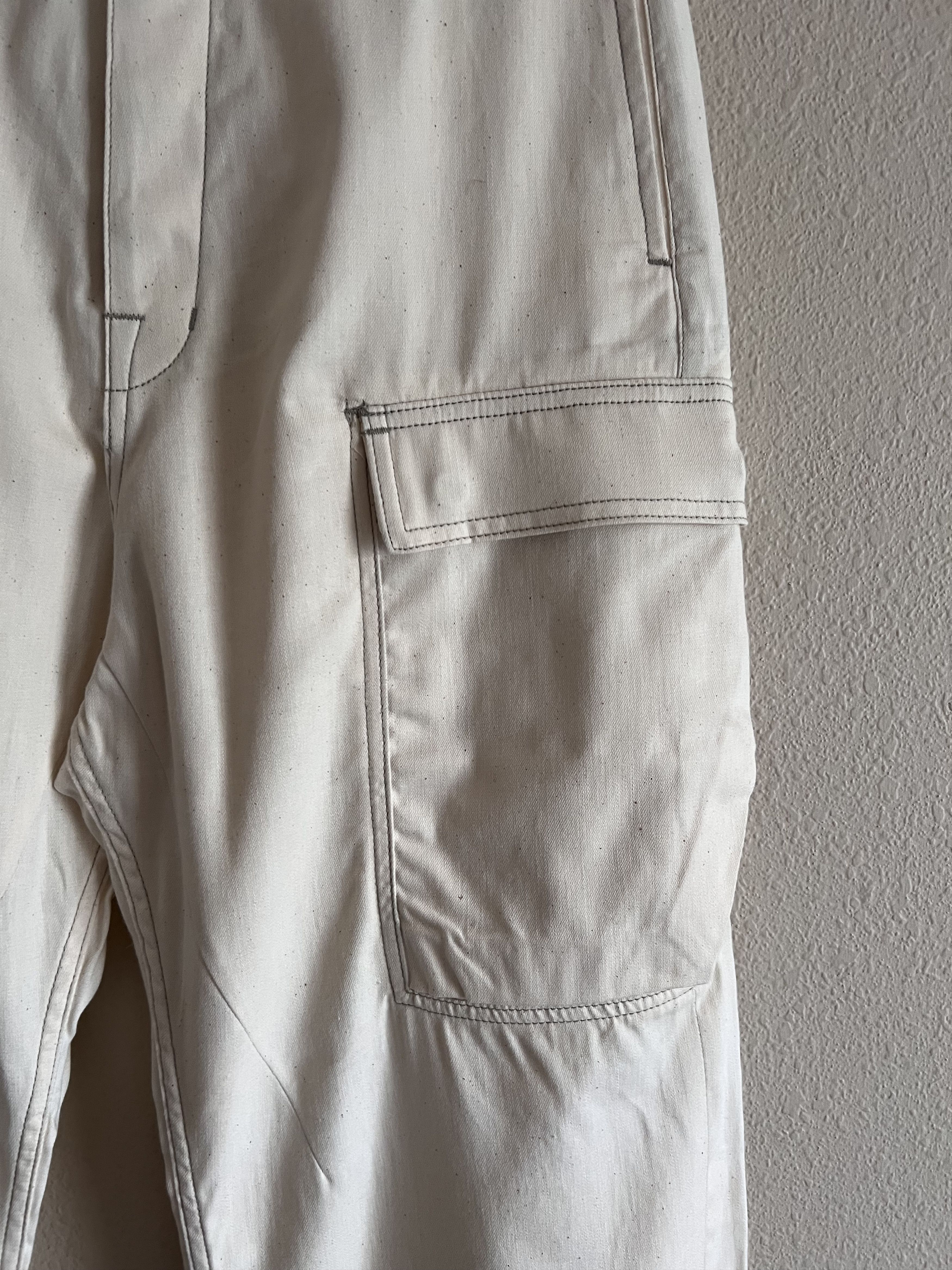 Rick Owens Drkshdw Rick Owens DRKSHDW Geth Cargo Pants in Natural Size US 30 / EU 46 - 3 Thumbnail