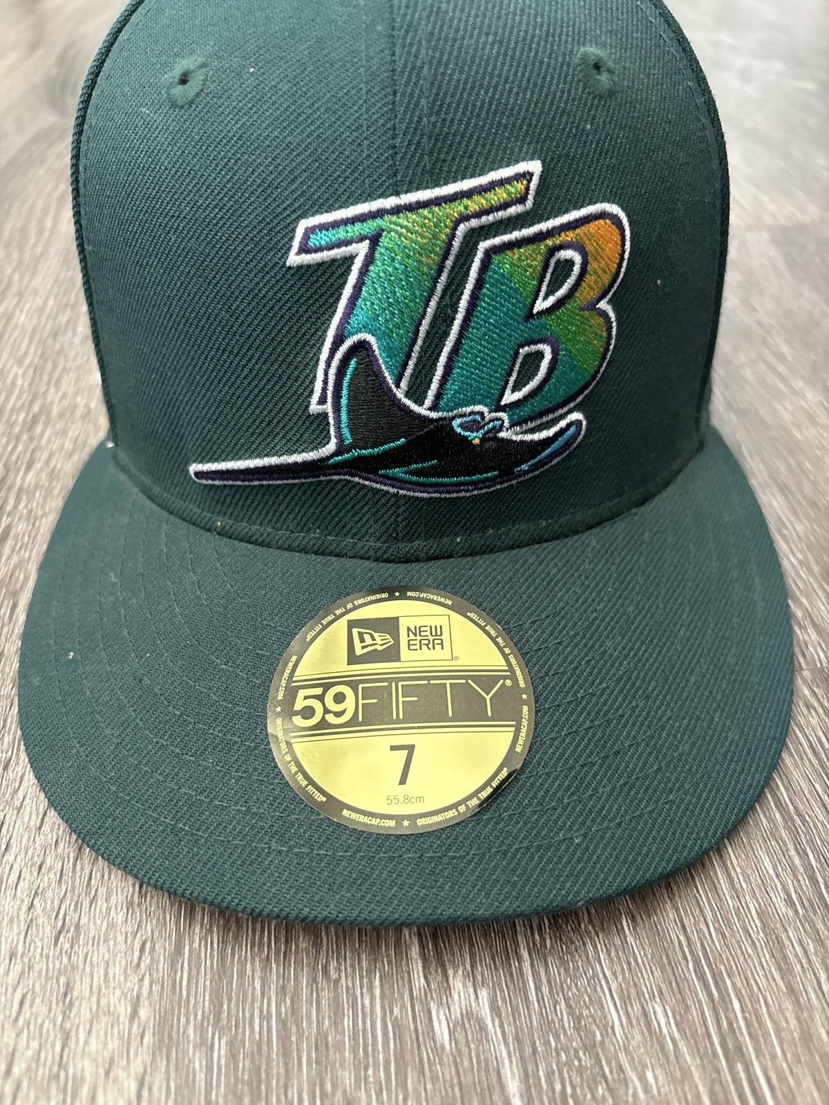 New Era Tampa Bay Rays Fitted Hat Size ONE SIZE - 2 Thumbnail