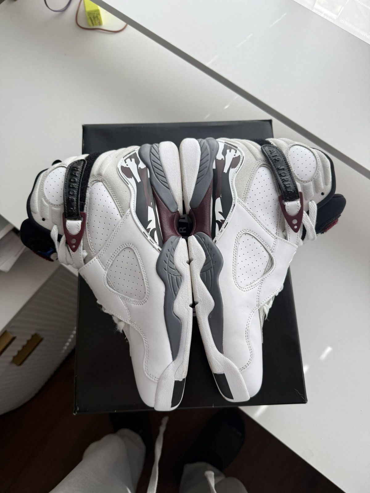 Jordan Brand Jordan 8 Burgundy Size US 9 / EU 42 - 4 Thumbnail