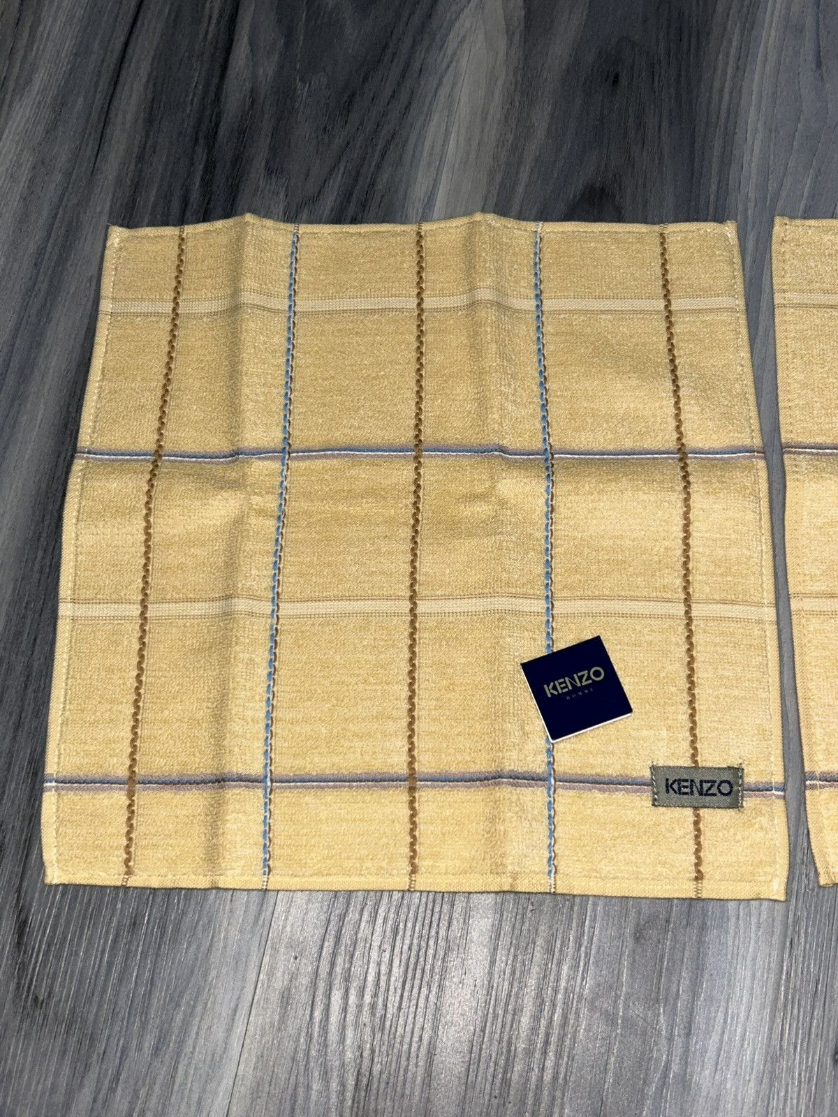 Kenzo Kenzo Beige Wash Cloth Set of 2 Size ONE SIZE - 3 Thumbnail