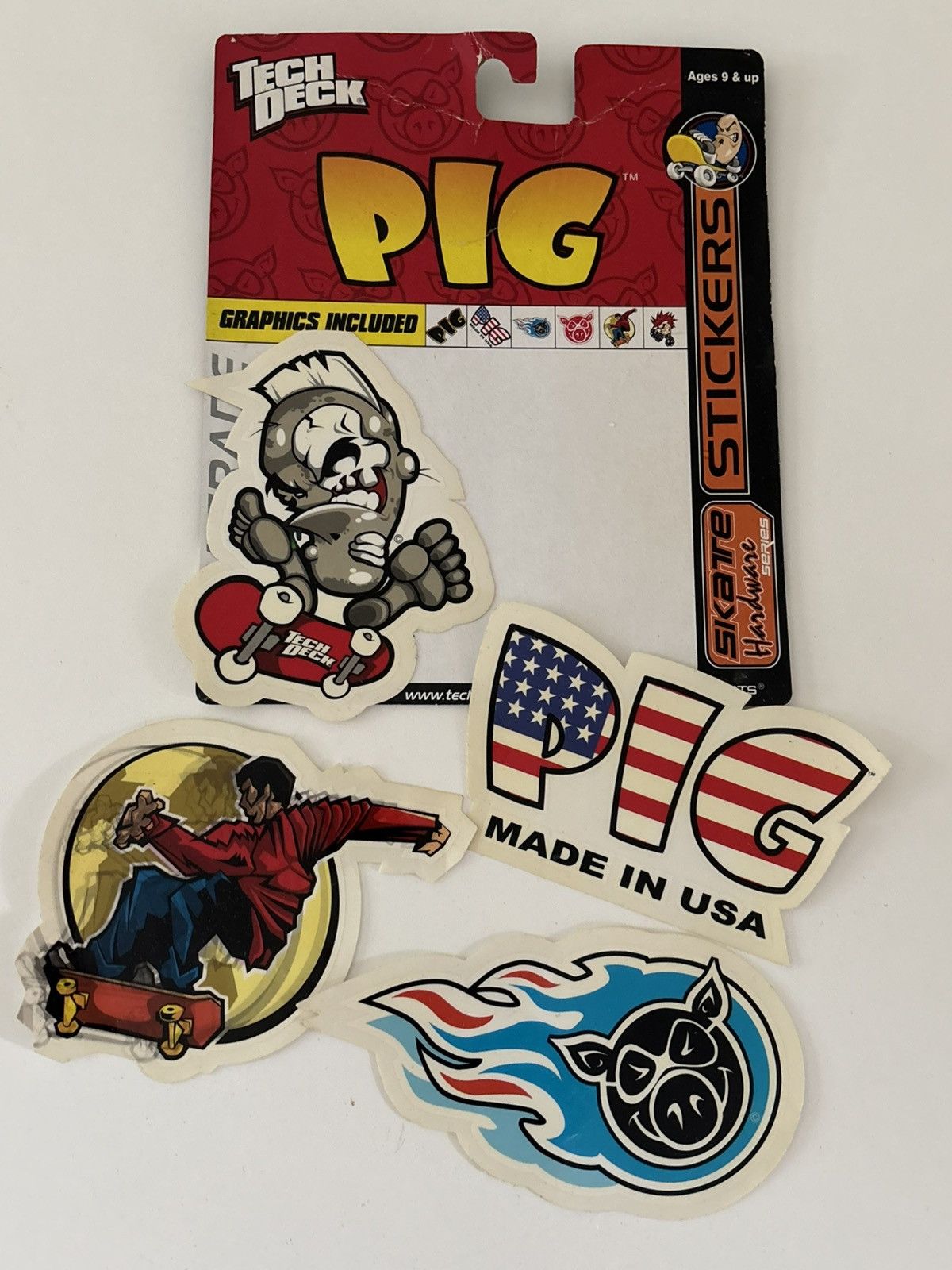 Sex Skateboards Y2K Tech Deck x PIG Sticker Set 4-Pack Retro Skate Size ONE SIZE - 1 Thumbnail