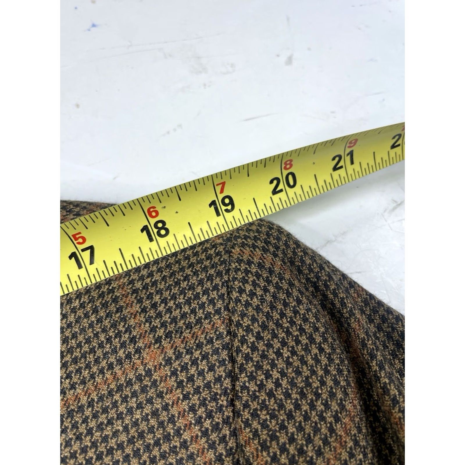 Ralph Lauren Ralph Lauren Men’s Blazer Brown Plaid Check 44L Alpaca Wool Silk Linen Blazer Jacket Regular Notch Lapel Double-Vented Two-Button Front Vintage? Size 44R - 8 Thumbnail