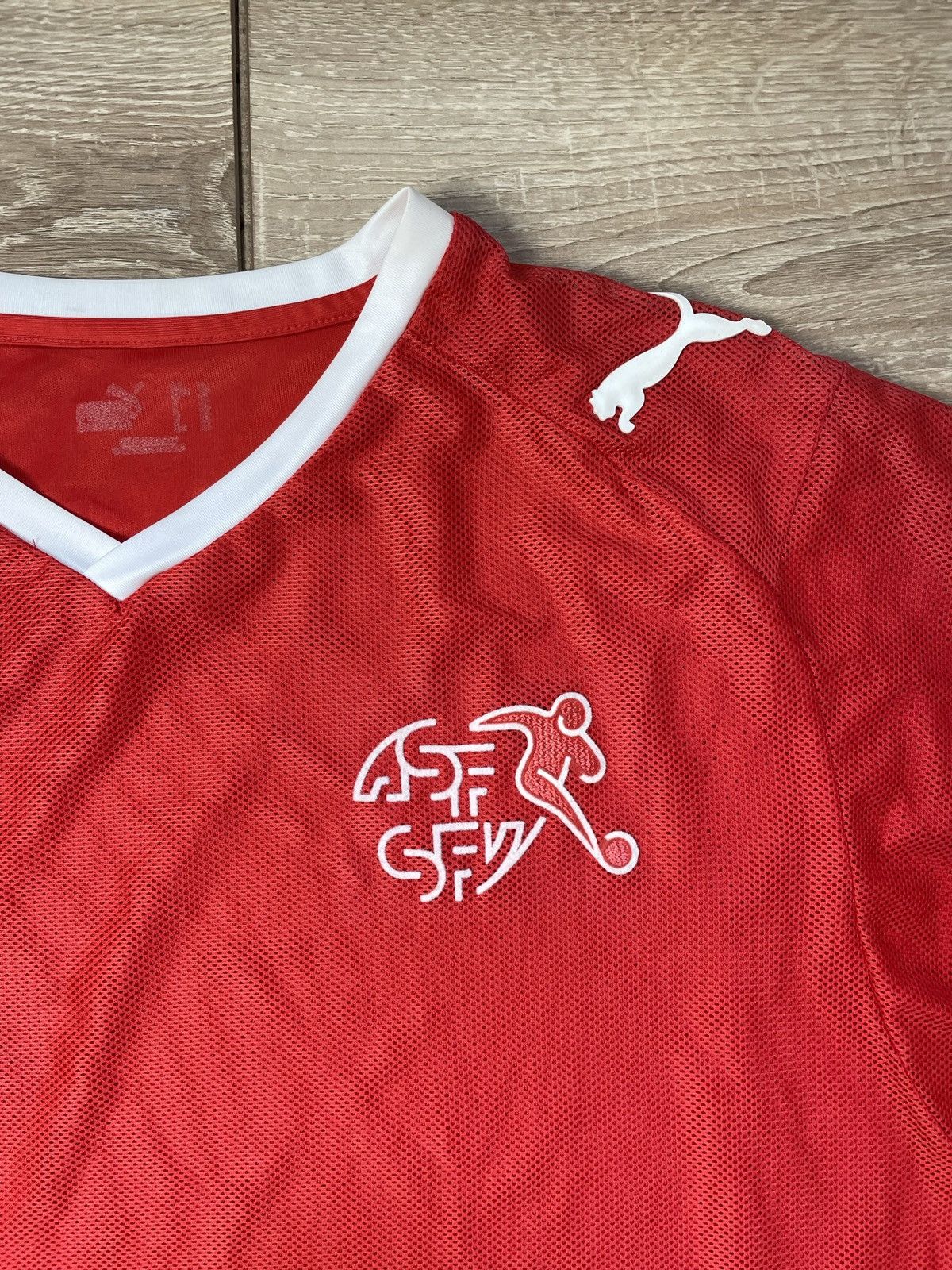 Puma Puma Switzerland 2008-2010 Home shirt football jersey Size US L / EU 52-54 / 3 - 3 Thumbnail