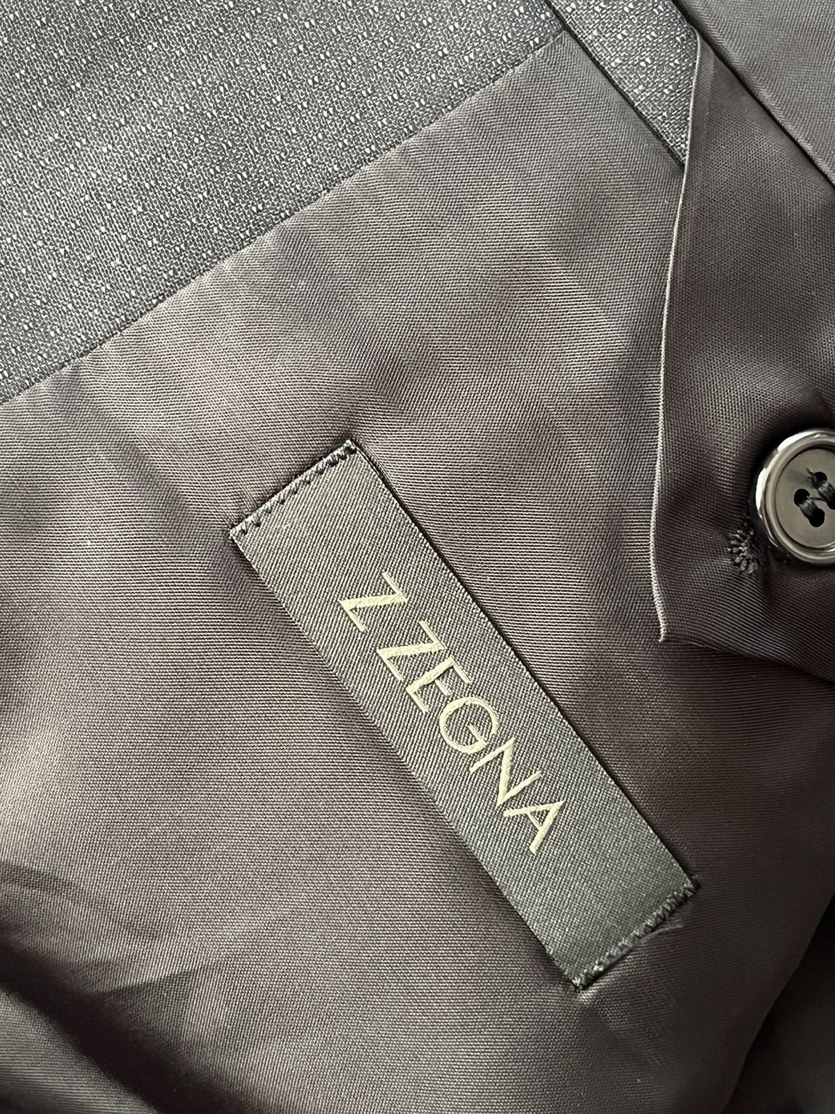Ermenegildo Zegna ERMENEGILDO ZEGNA Wool Suit Blazer/Trousers Grey Drop 8 48 R Size 48R - 5 Thumbnail