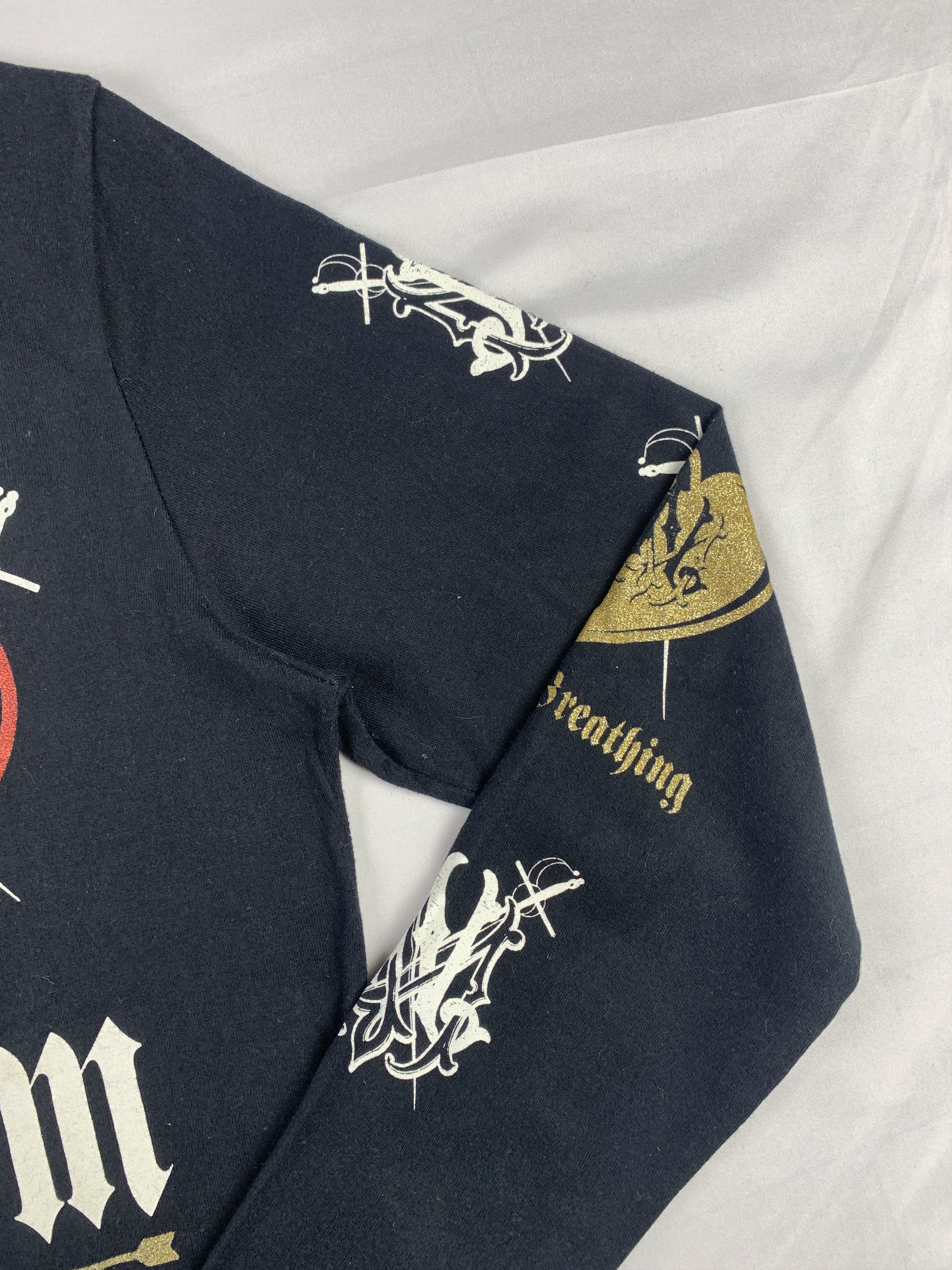 Japanese Brand Cornflake Japan Black Heart Longsleeve Tee (L) Size L / US 10 / IT 46 - 7 Thumbnail