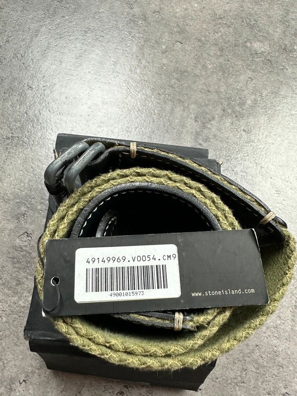 Stone Island Stone Island belt mens green black Size ONE SIZE - 3 Thumbnail