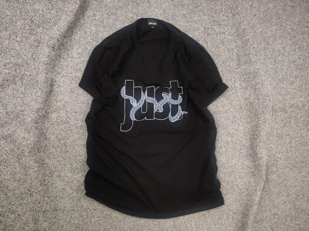 Just Cavalli Just Cavalli design Cotton Classic Logo snake T Shirt Tee Size US L / EU 52-54 / 3 - 1 Thumbnail